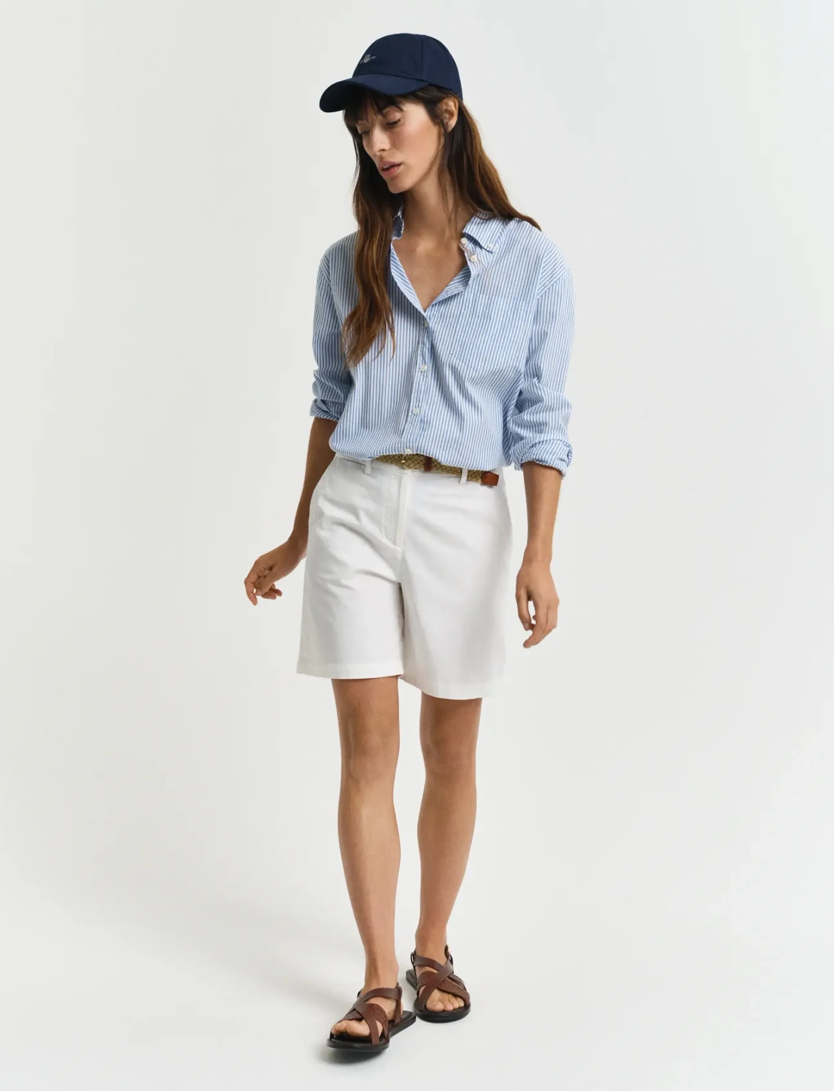 Gant - CHINO SHORTS - spodenki chino - eggshell - 5