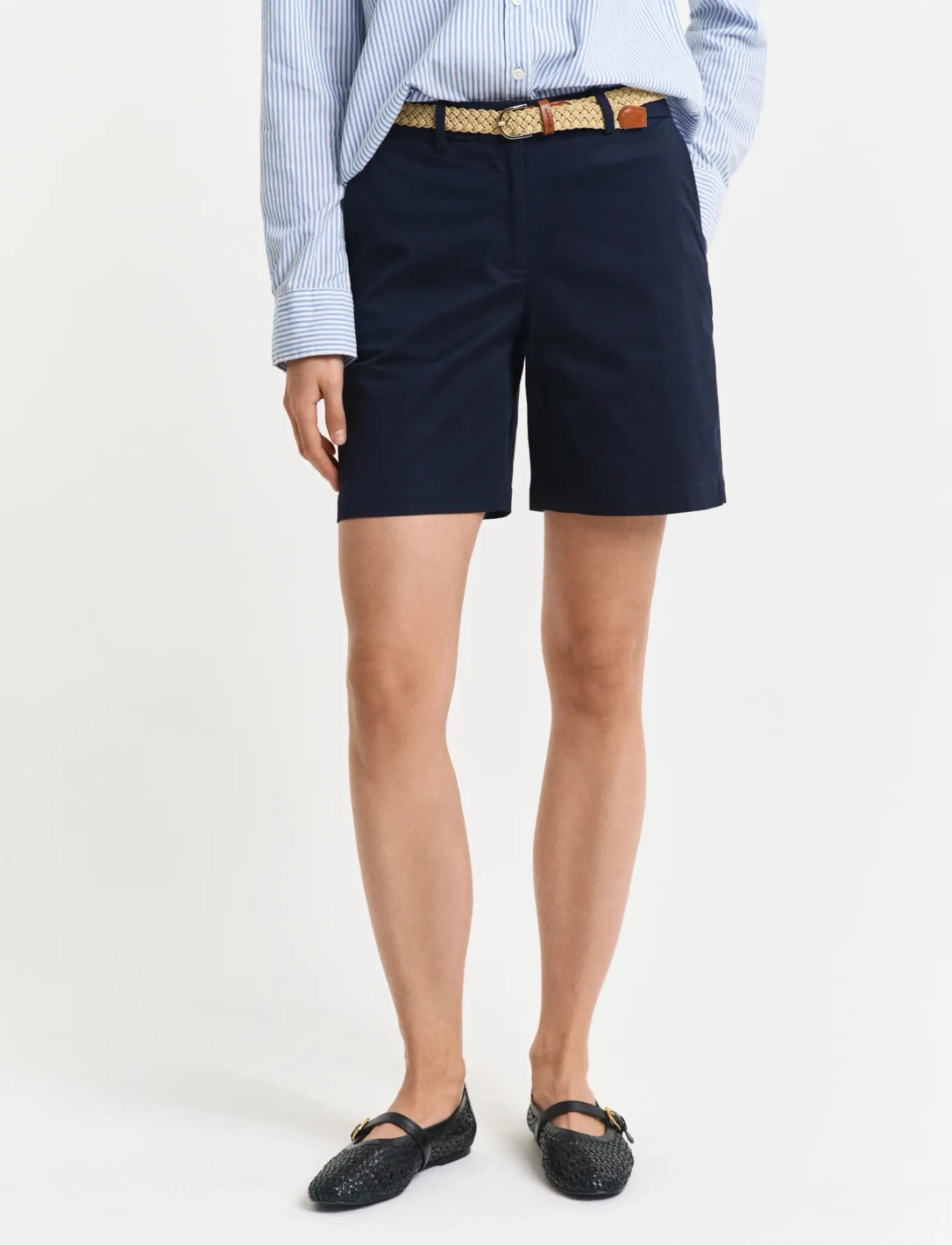 Gant Chino Shorts, Damen, Chino Shorts, Marineblau, Gr.36