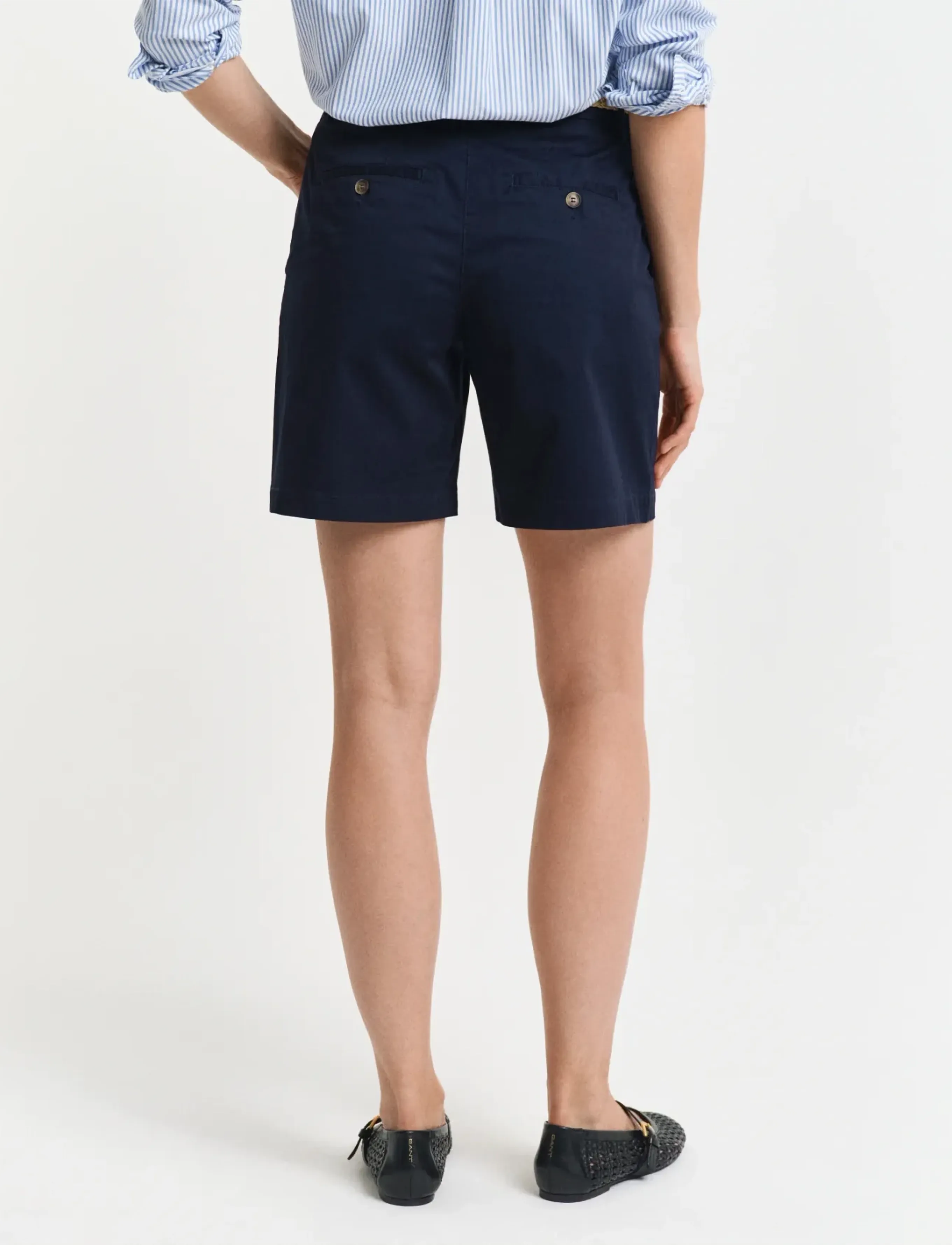 Gant - CHINO SHORTS - chino lühikesed püksid - evening blue - 3