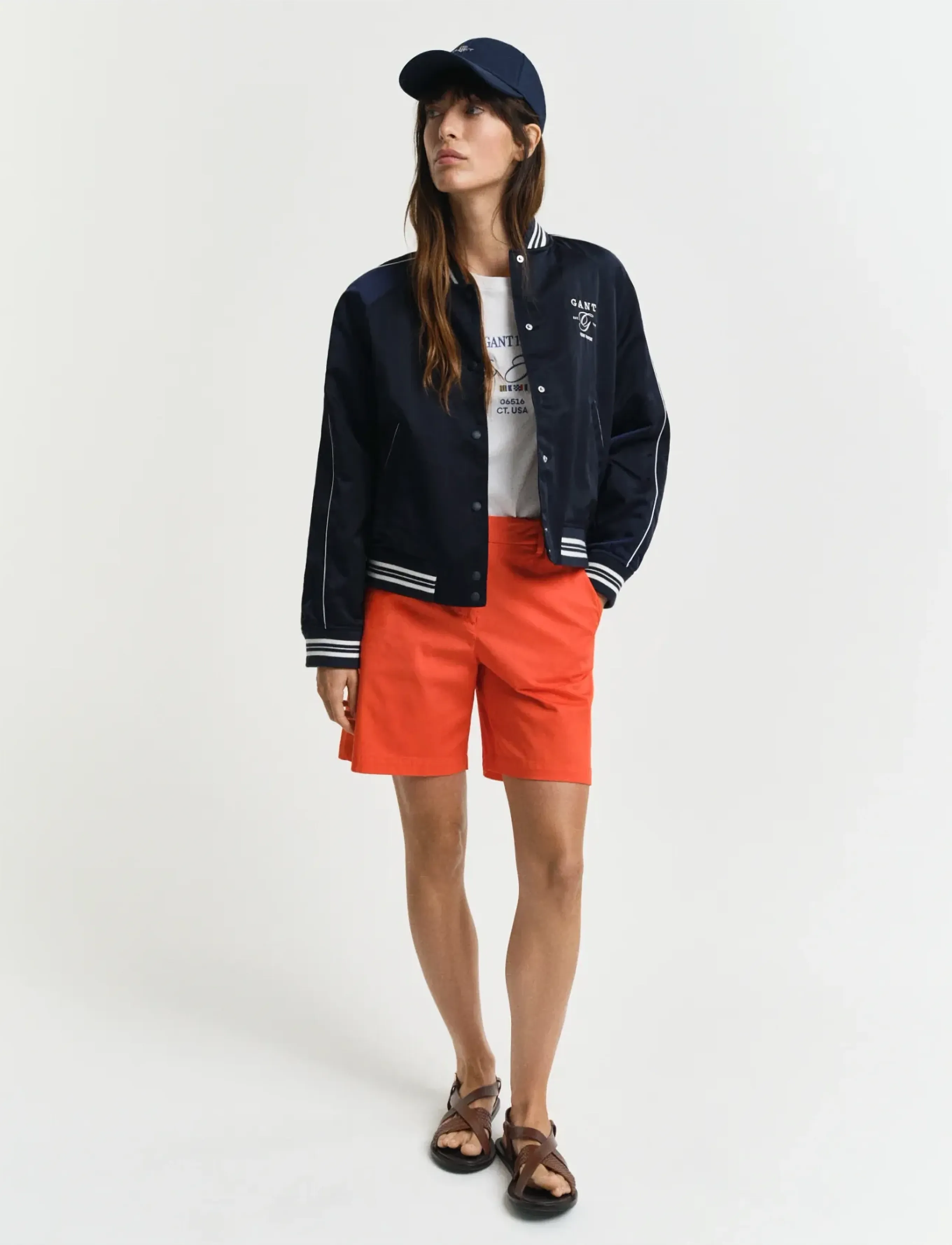 Gant - CHINO SHORTS - chino-shorts - orange red - 5