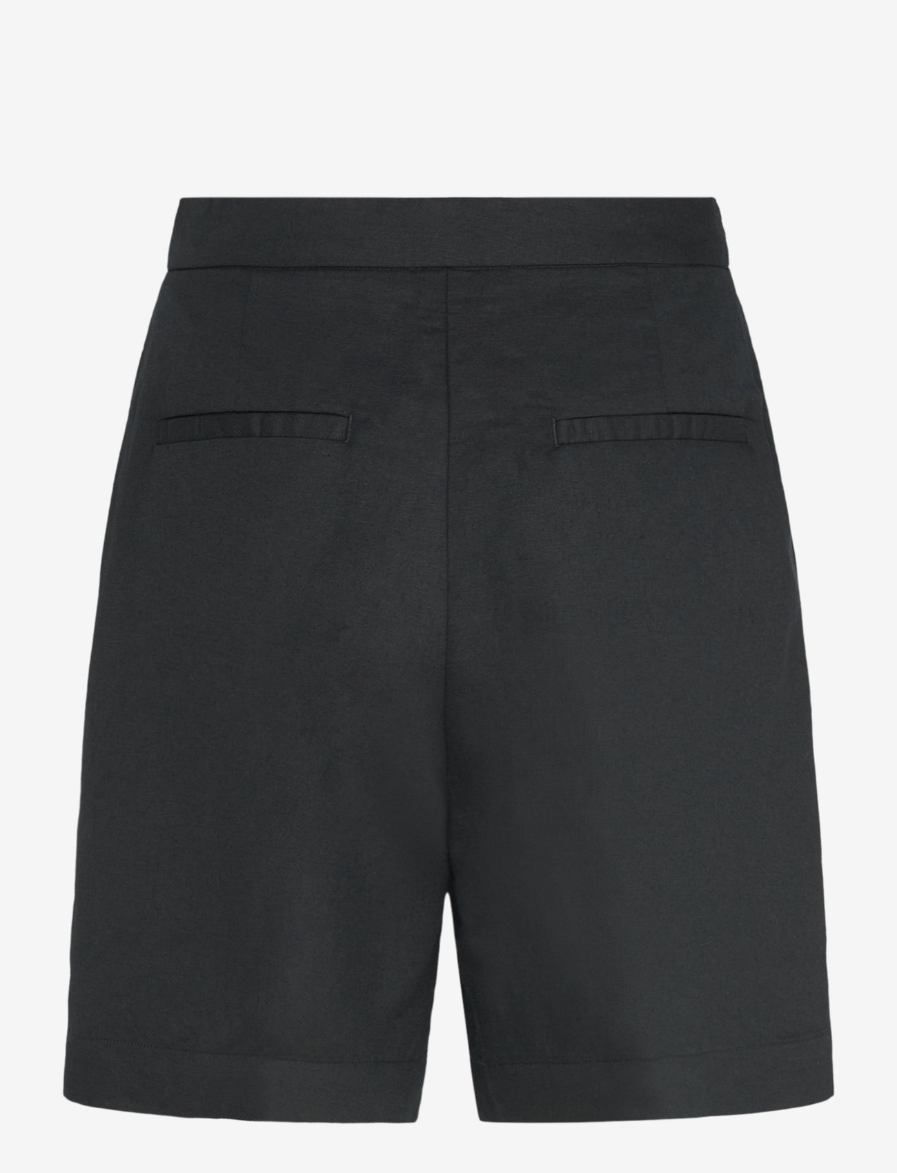 GANT - TAILORED LINEN SHORTS - lniane spodenki - black - 1