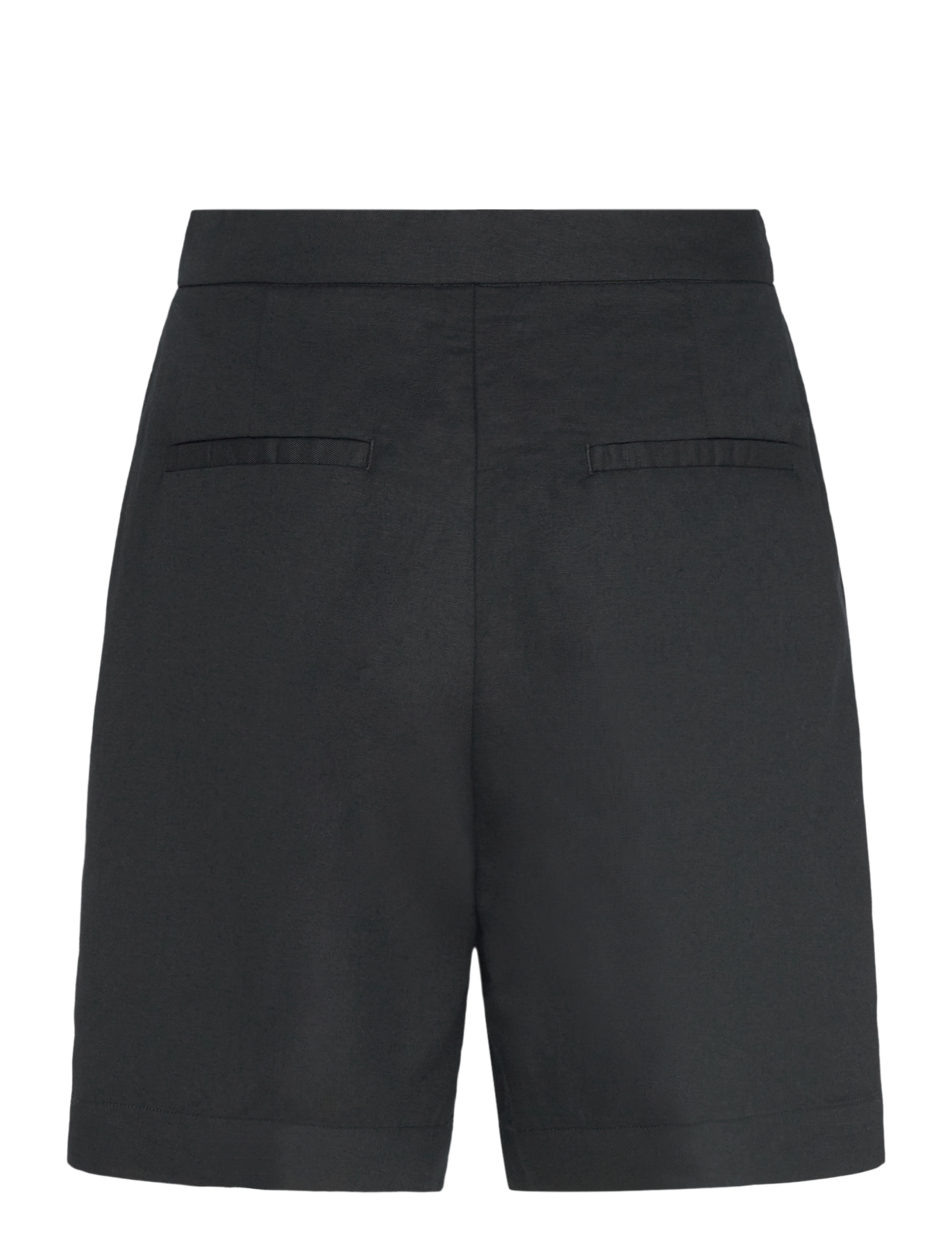 Gant - TAILORED LINEN SHORTS - linased lühikesed püksid - black - 1