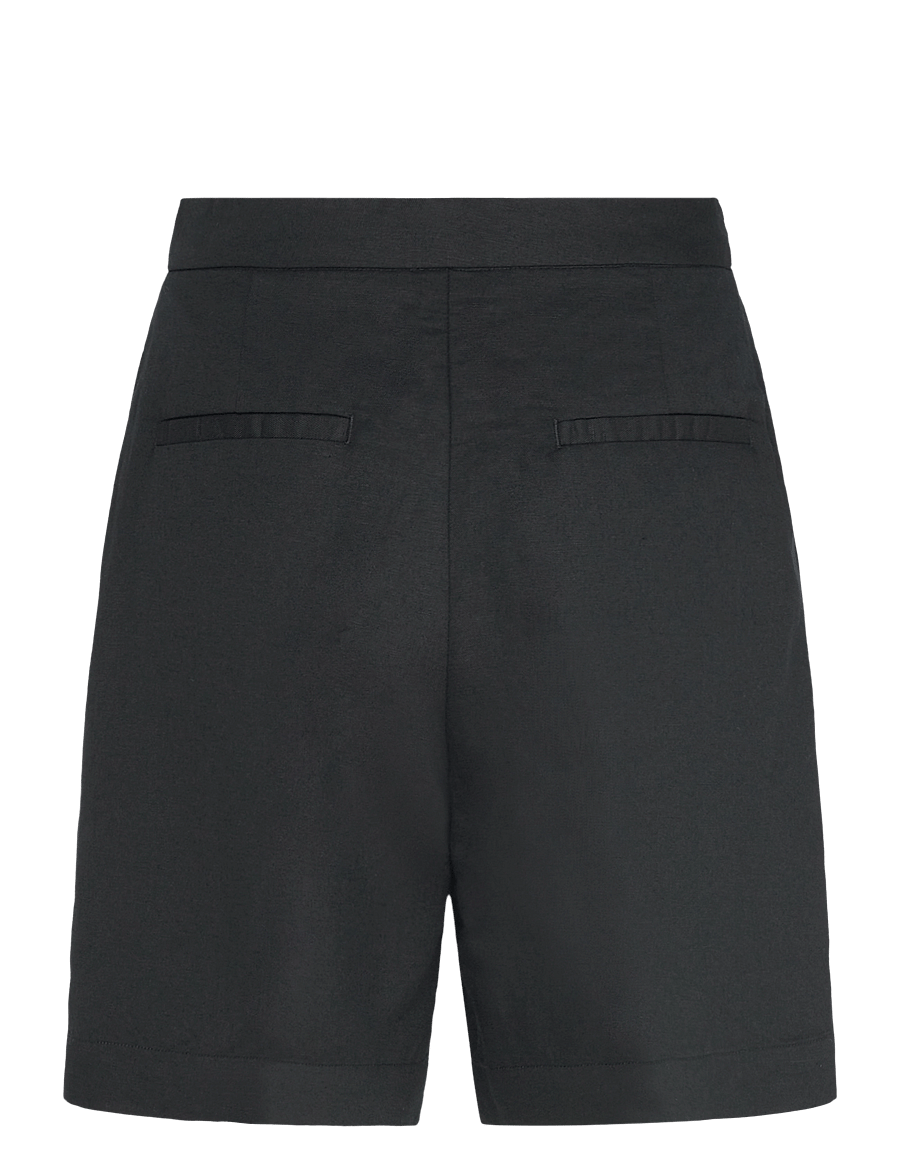 Gant - TAILORED LINEN SHORTS - hørshorts - black - 1