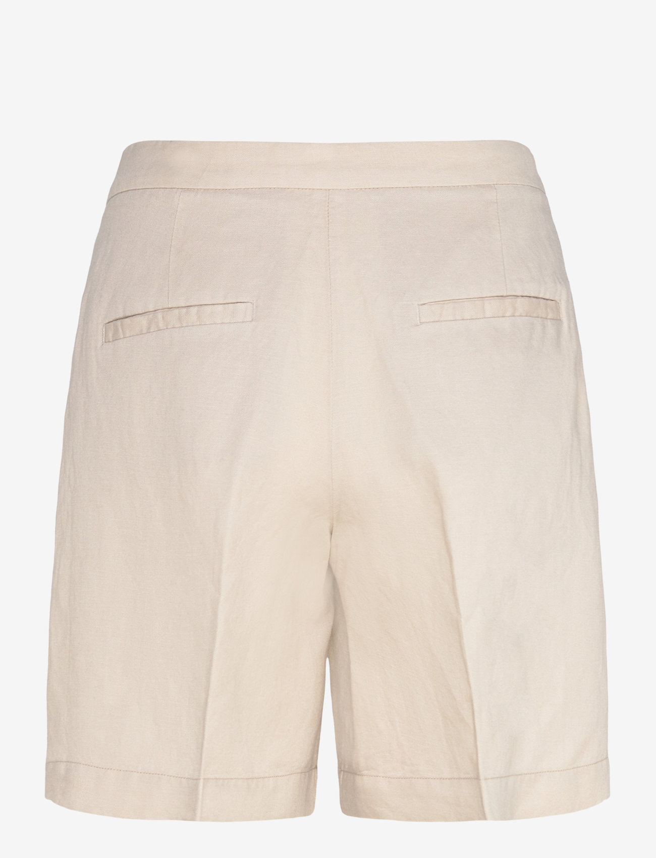 GANT - TAILORED LINEN SHORTS - leinen-shorts - putty - 1