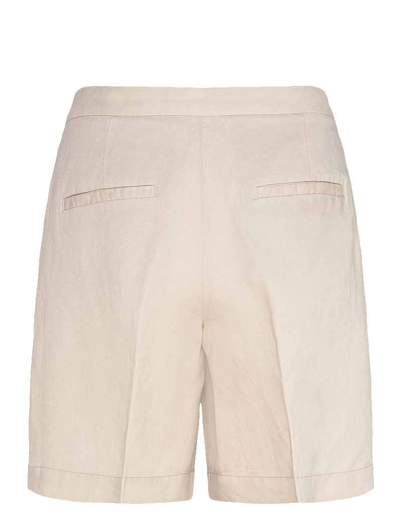GANT - TAILORED LINEN SHORTS - leinen-shorts - putty - 1