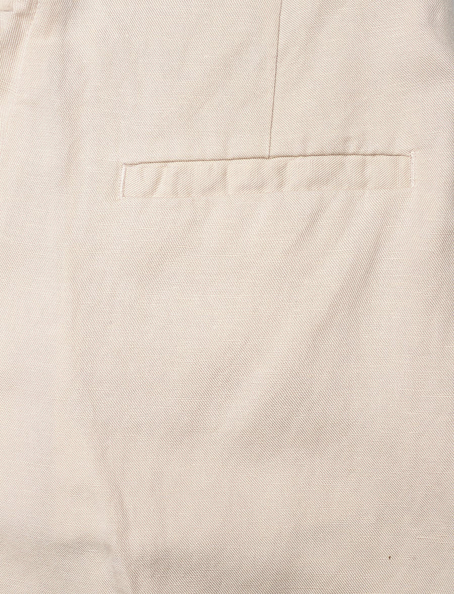 Gant - TAILORED LINEN SHORTS - linased lühikesed püksid - putty - 4