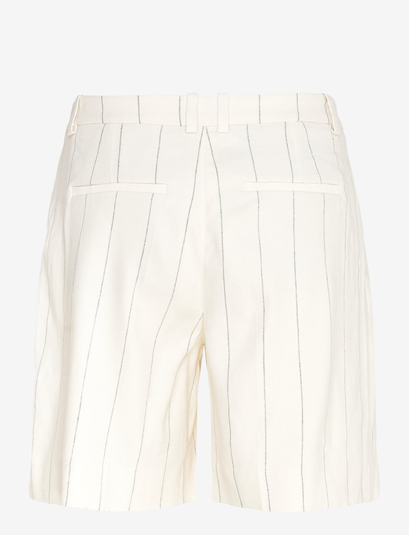 GANT - PINSTRIPE LINEN SHORTS - hørshorts - eggshell - 1