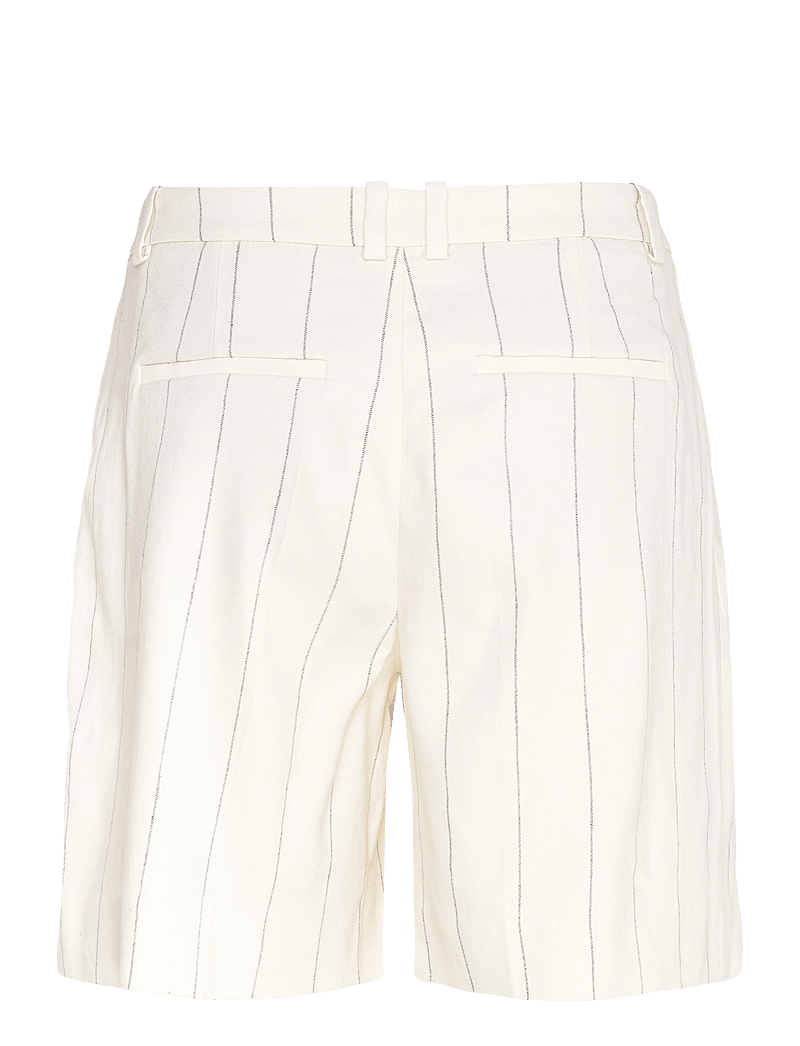 GANT - PINSTRIPE LINEN SHORTS - hørshorts - eggshell - 1