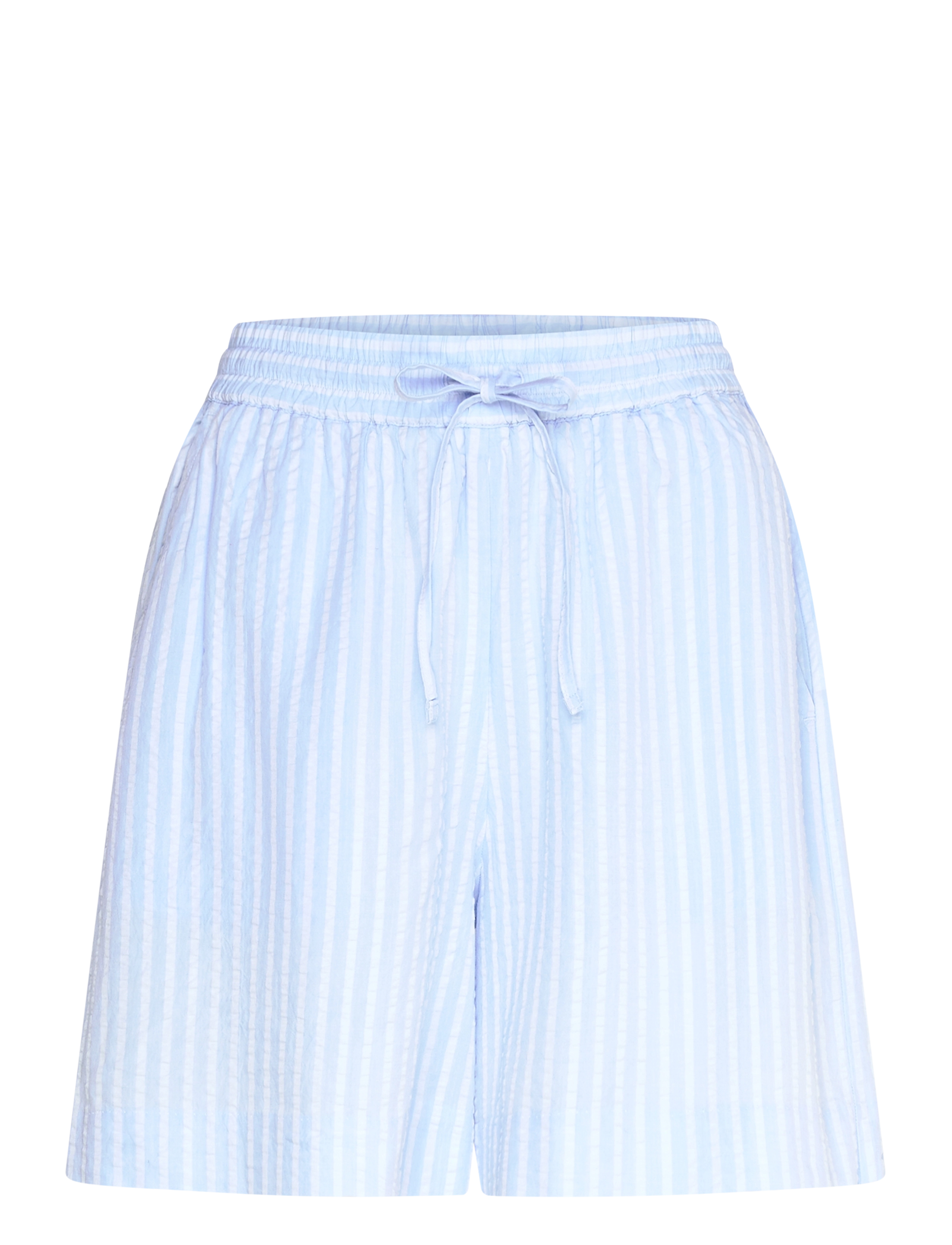 GANT Tonal Gestreift Seersucker Shorts Blau - 34 - Damen