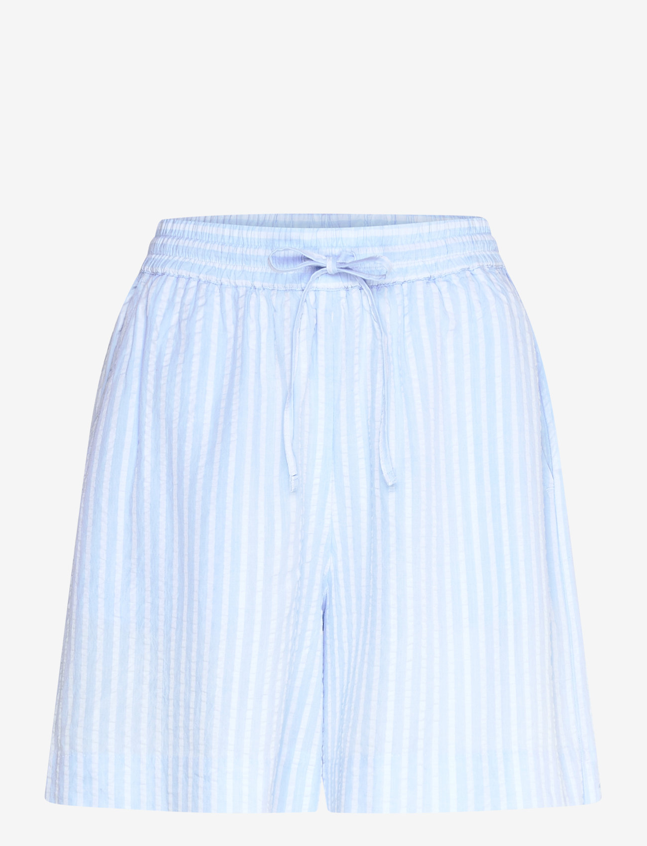 GANT - TONAL STRIPED SEERSUCKER SHORTS - casual shorts - fresh blue - 1