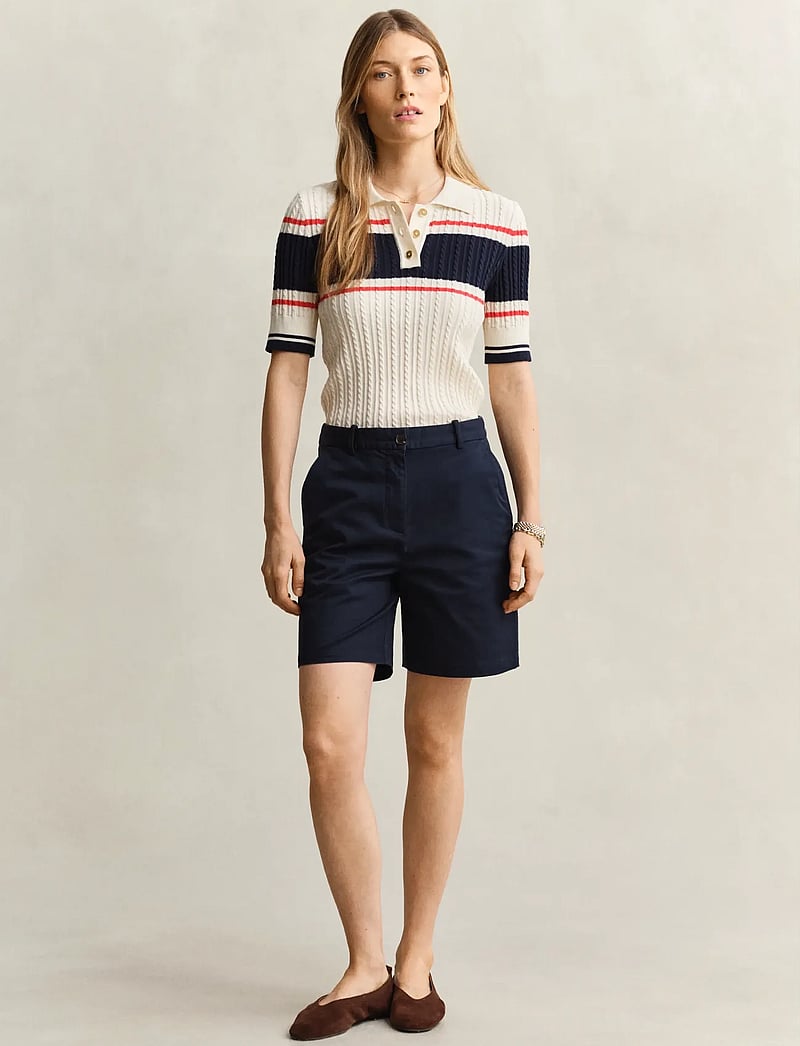 GANT - CHINO SHORTS - chino-shorts - evening blue - 0