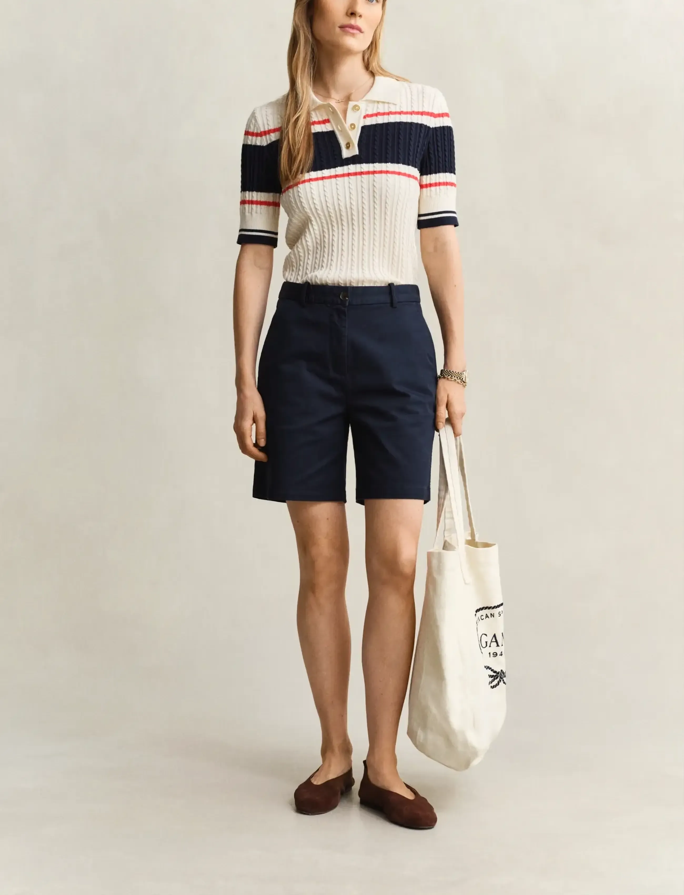 Gant - CHINO SHORTS - chino shorts - evening blue - 4