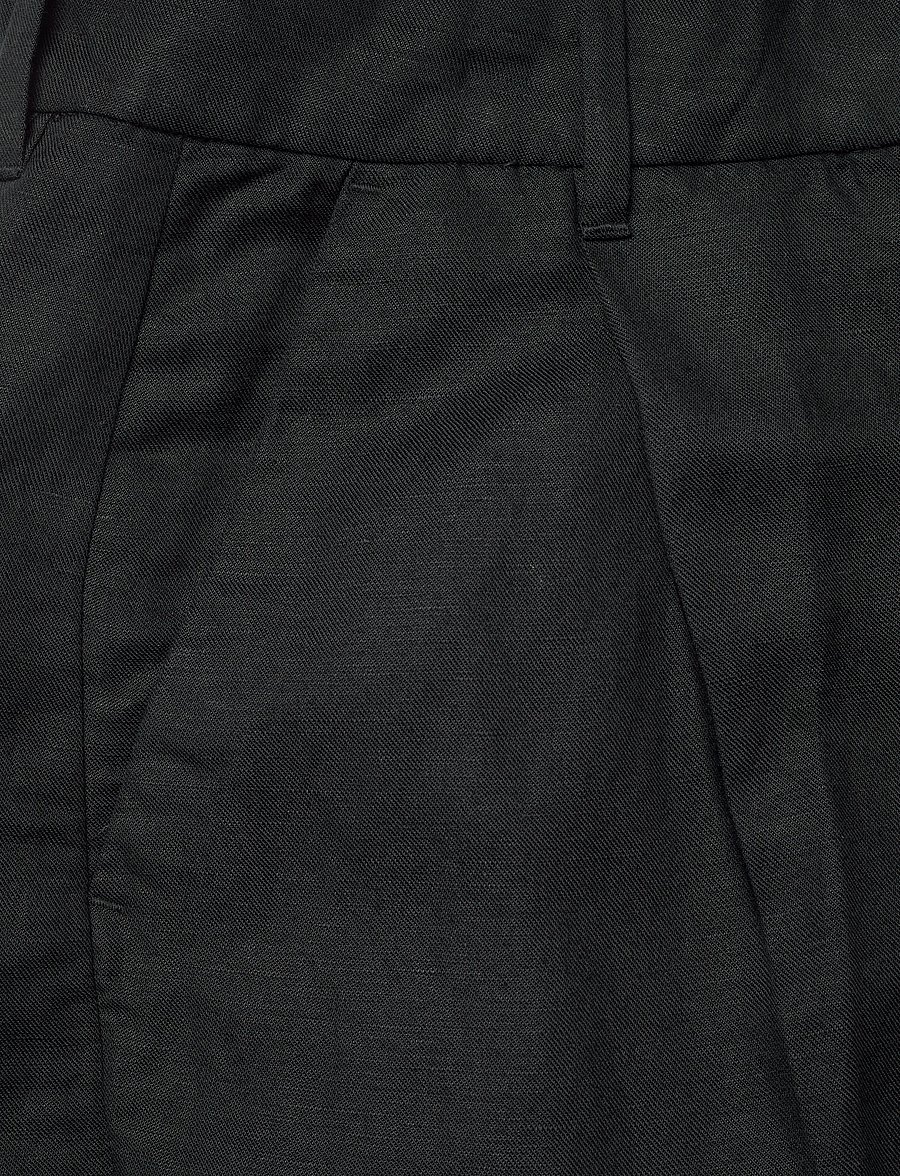 Gant - TAILORED LINEN BLEND SHORTS - leinen-shorts - black - 2