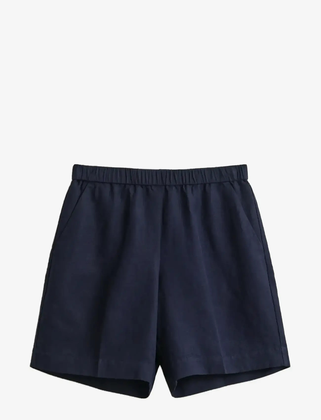 Gant - LINEN BLEND PULL ON SHORTS - hørshorts - evening blue - 1