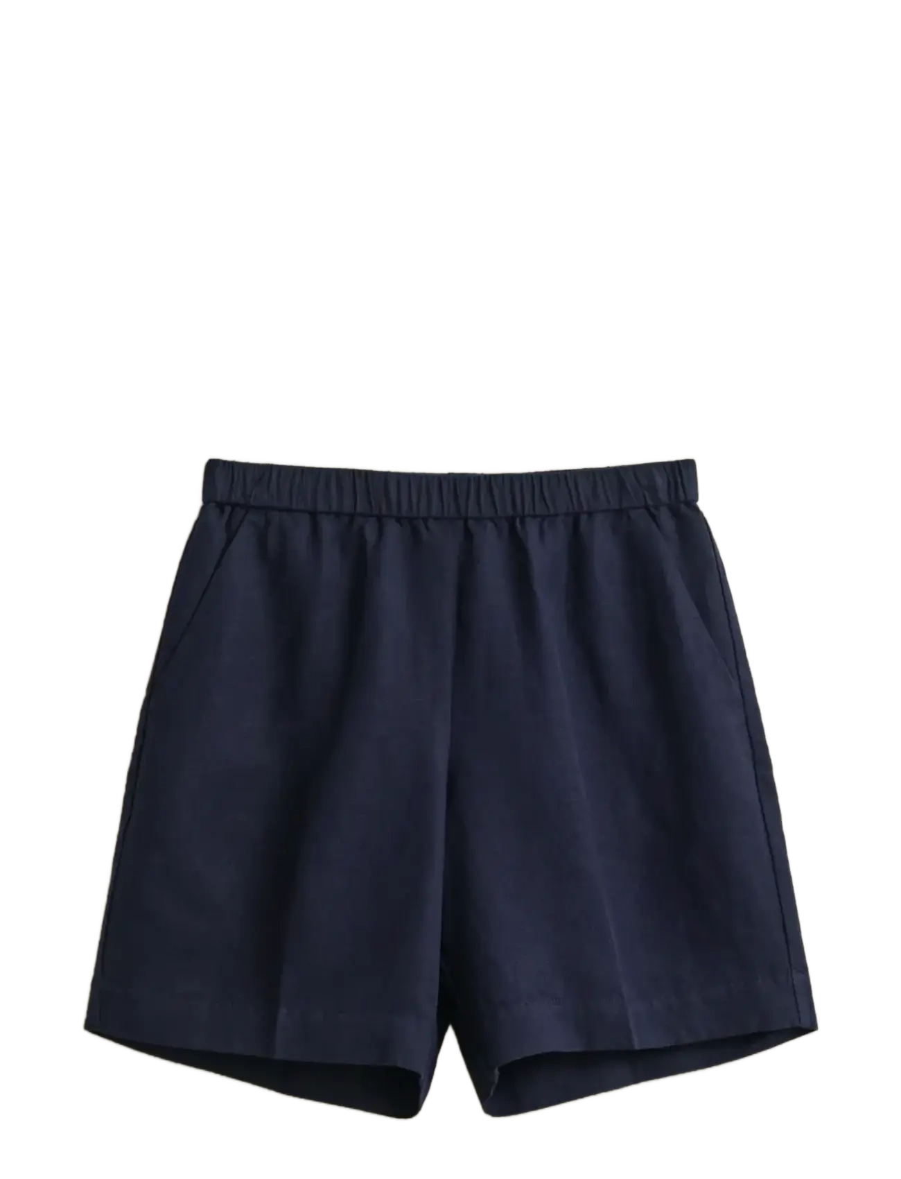 GANT LINEN BLEND PULL ON SHORTS - Riided - EVENING BLUE / navy