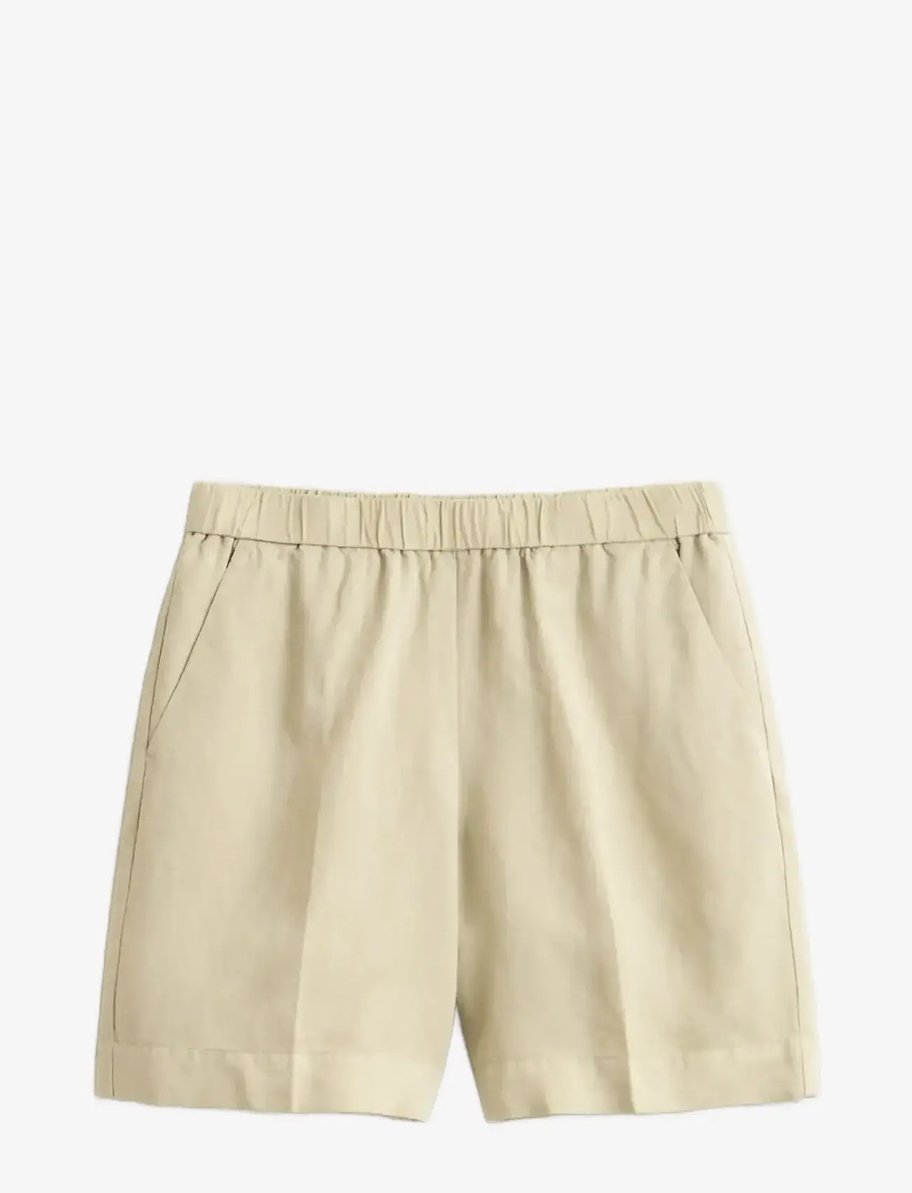 Gant - LINEN BLEND PULL ON SHORTS - hørshorts - oat beige - 1