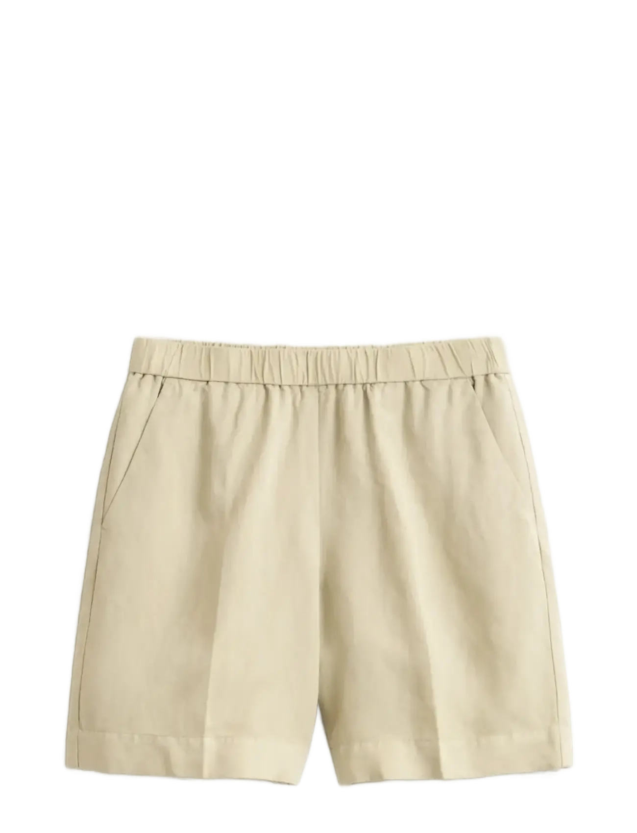 GANT LINEN BLEND PULL ON SHORTS - Shorts - OAT BEIGE / beige