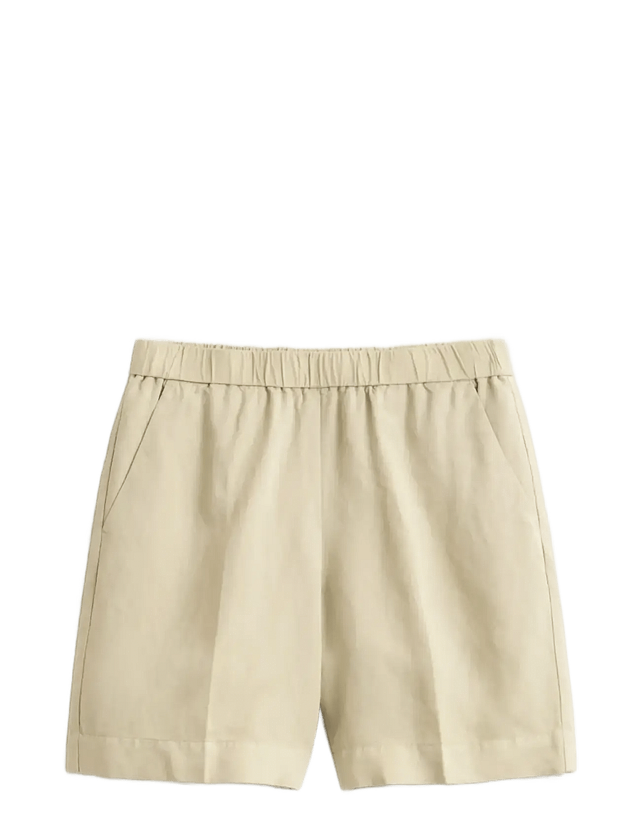Gant - LINEN BLEND PULL ON SHORTS - linen shorts - oat beige - 1