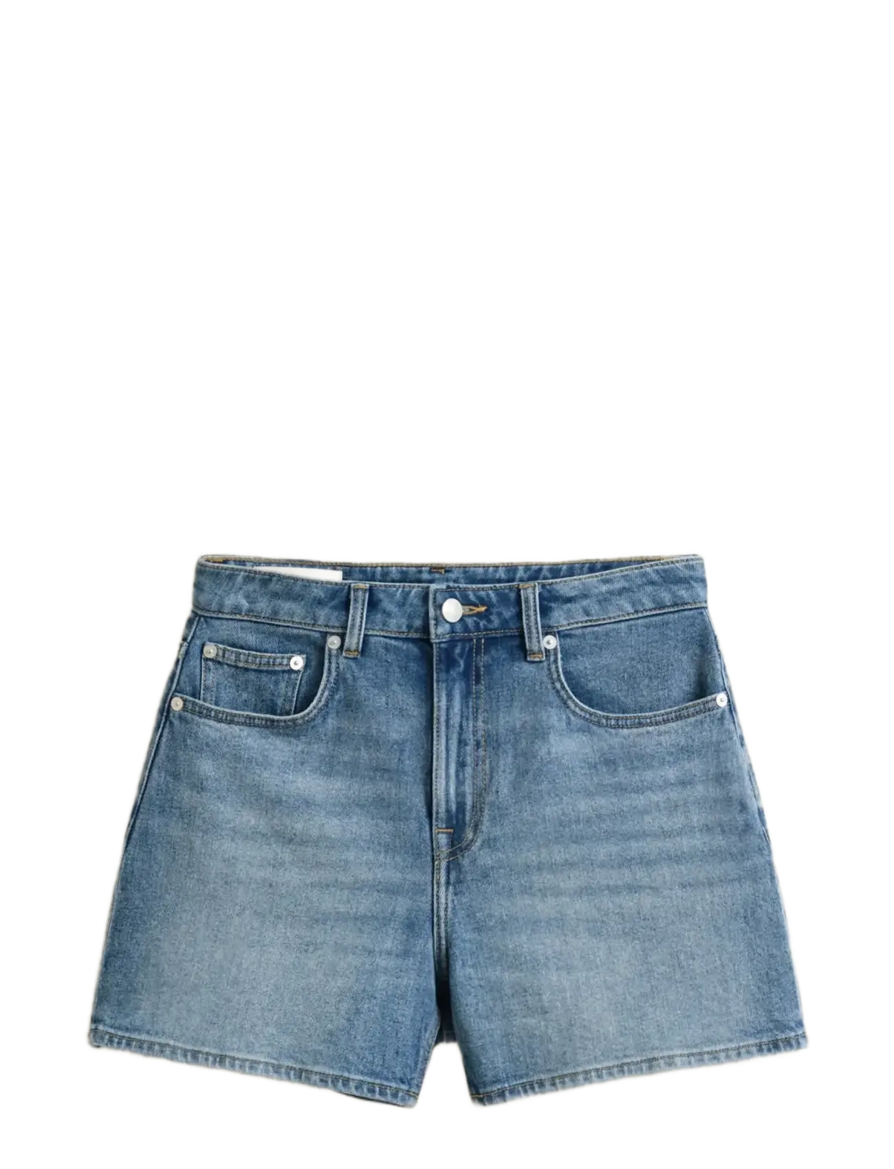 GANT DENIM SHORTS - Jorts - SEMI LIGHT BLUE BROKEN IN / blue