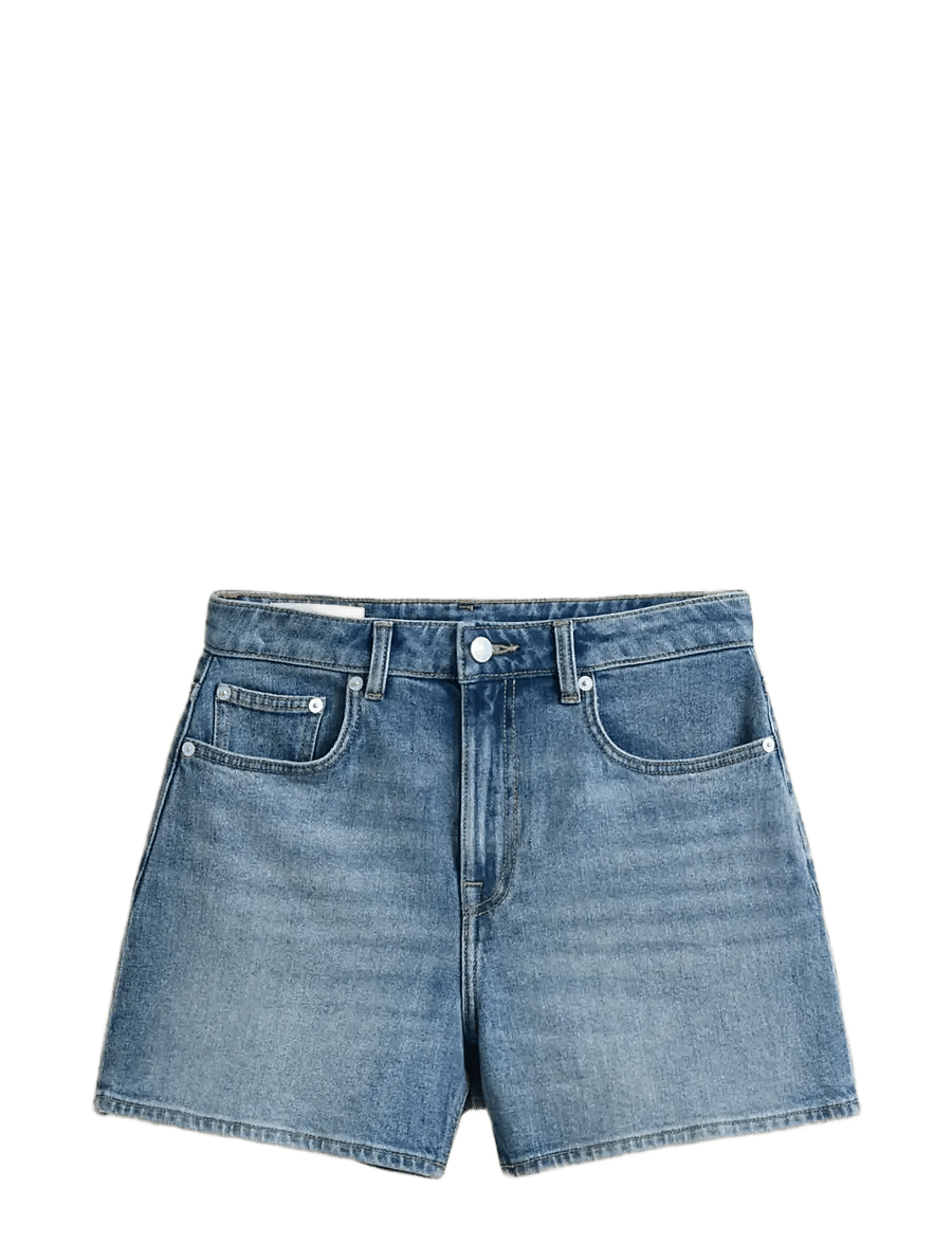 Gant - DENIM SHORTS - farkkushortsit - semi light blue broken in - 1
