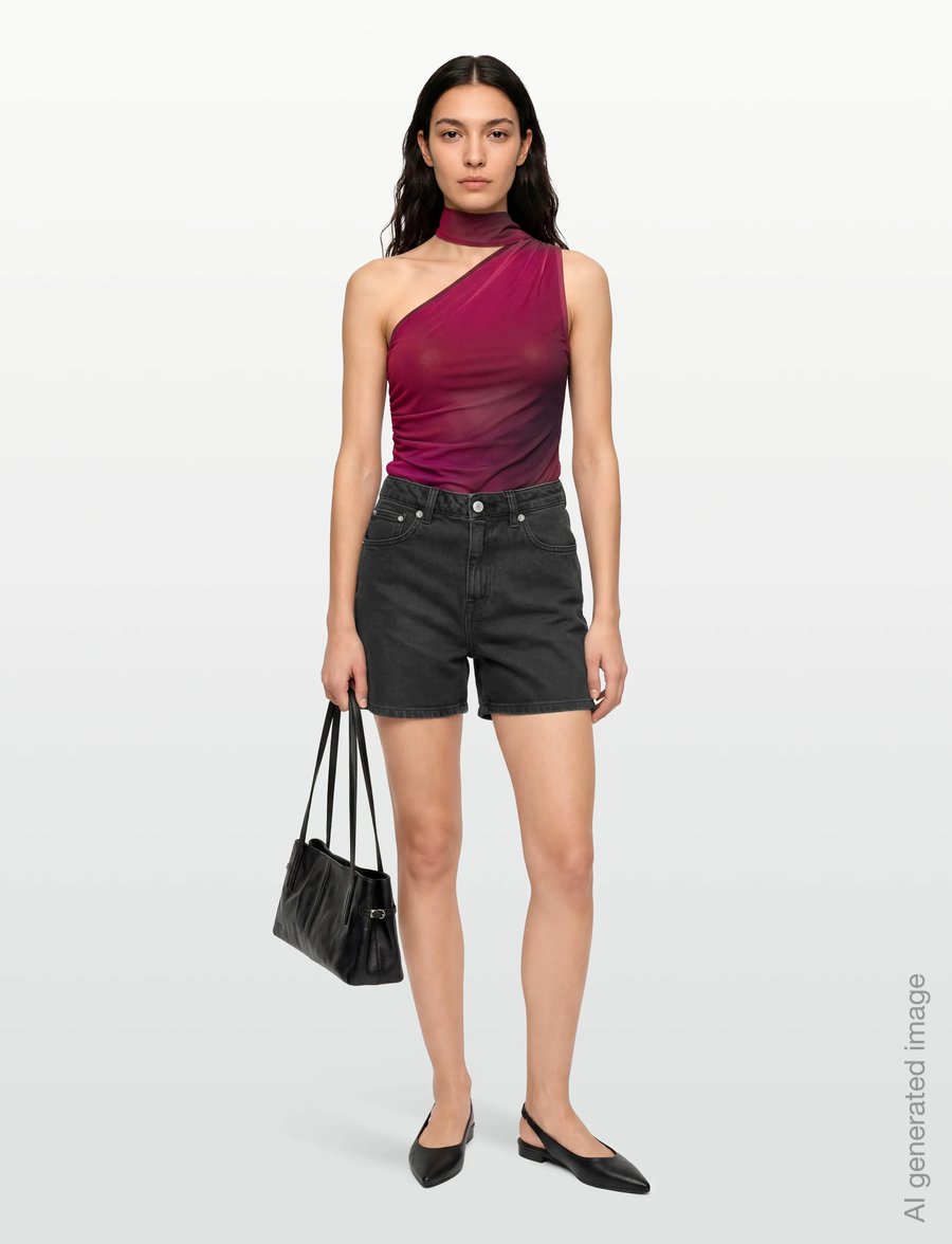 Gant - DENIM SHORTS - džinsa šorti - black worn in - 0