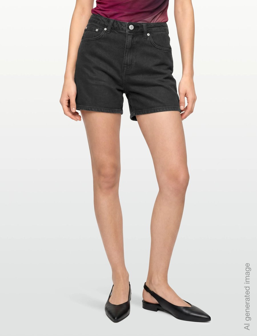 Gant - DENIM SHORTS - džinsa šorti - black worn in - 3