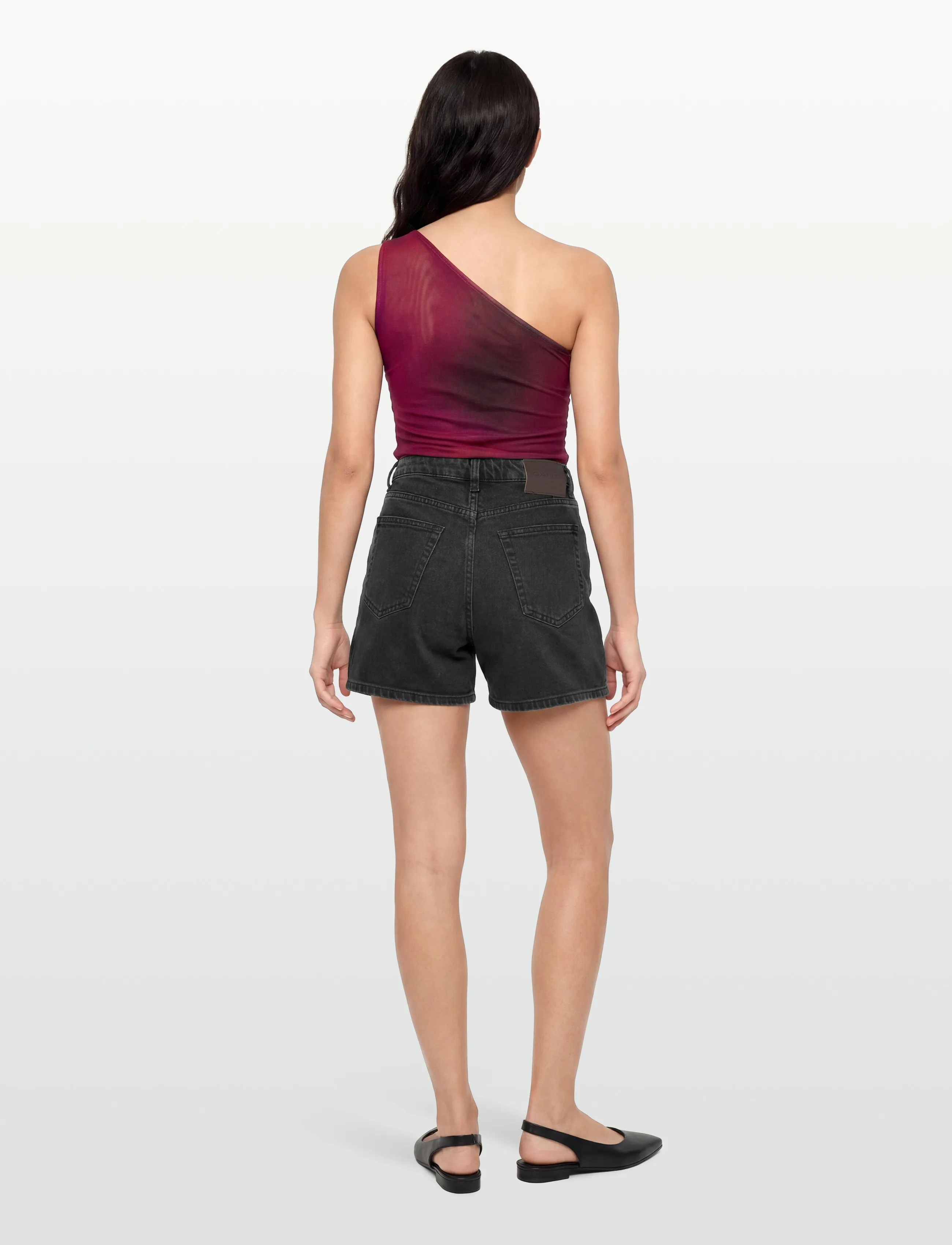 Gant - DENIM SHORTS - jorts - black worn in - 4