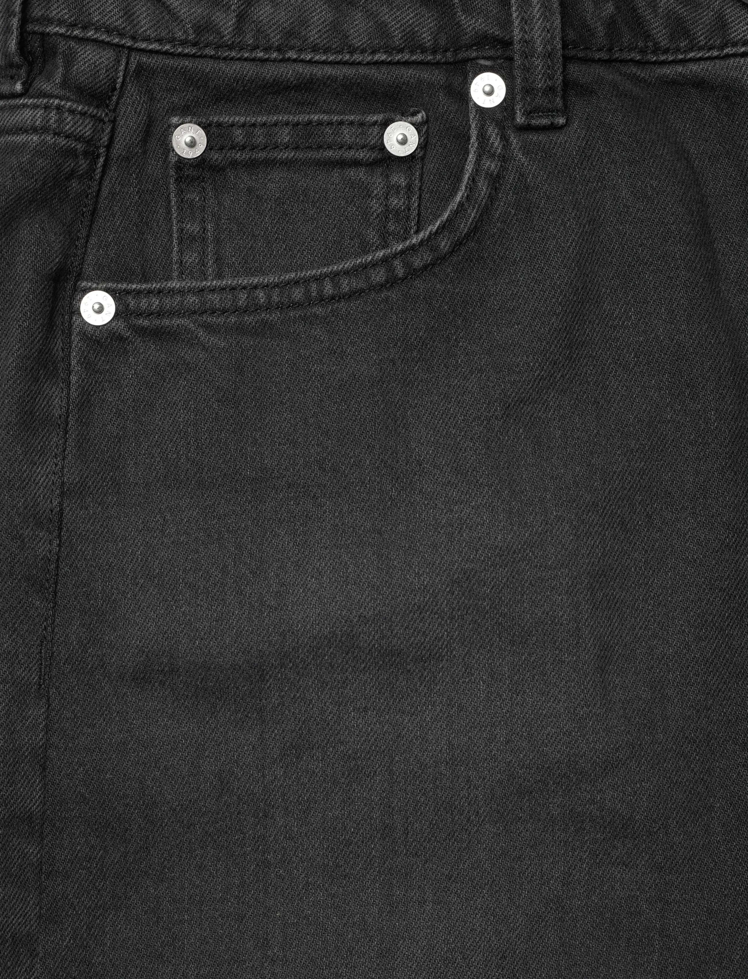 Gant - DENIM SHORTS - jorts - black worn in - 2