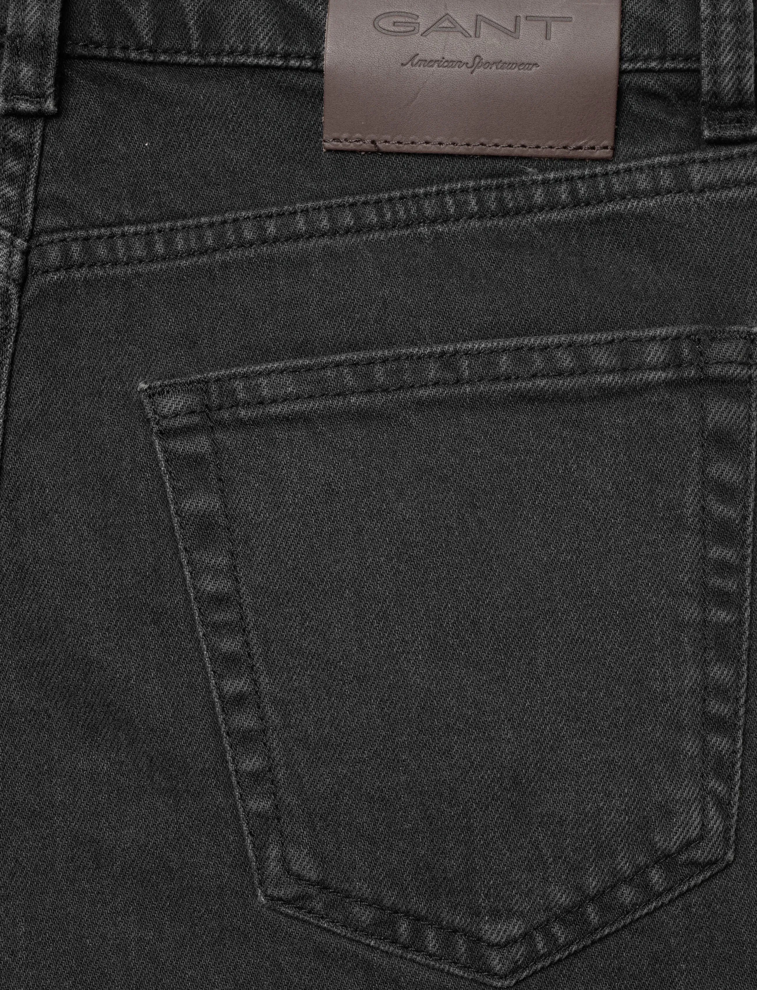 Gant - DENIM SHORTS - jorts - black worn in - 4