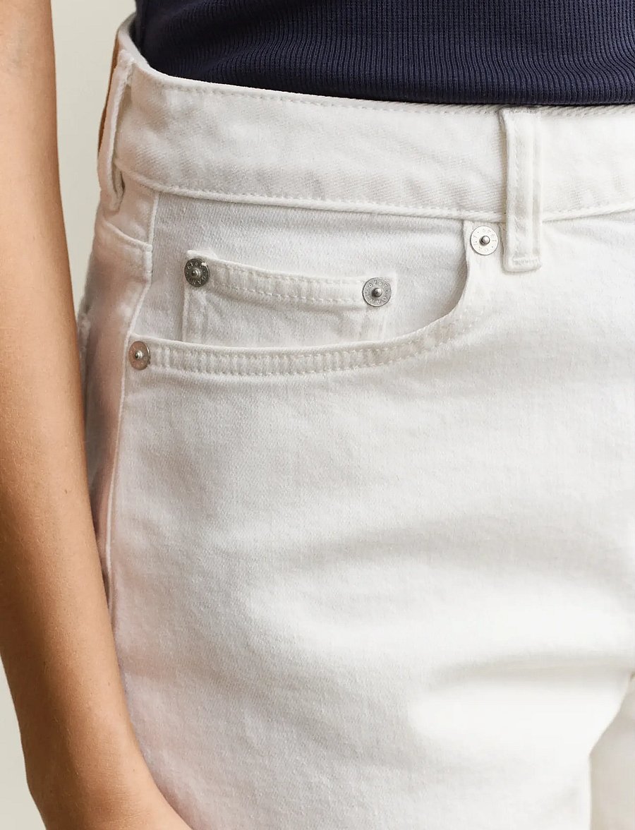Gant - DENIM SHORTS - jorts - eggshell - 3