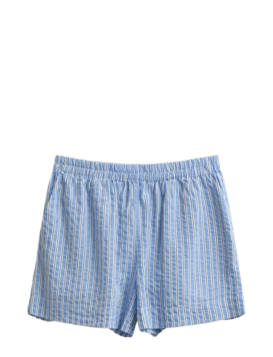 Gant - STRIPE SEERSUCKER SHORTS - casual shorts - hydrangea blue - 1