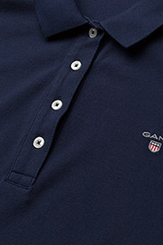 GANT - ORIGINAL LSS PIQUE - polo shirts - evening blue - 2