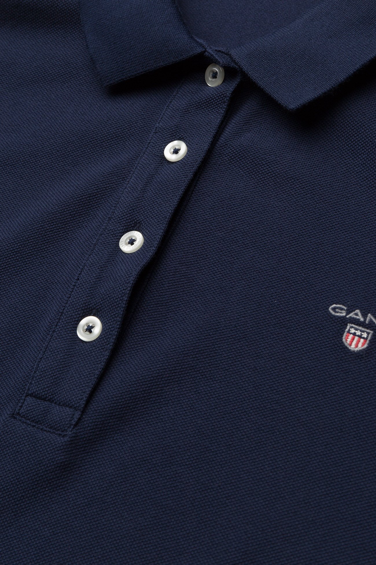 GANT - ORIGINAL LSS PIQUE - evening blue - 2