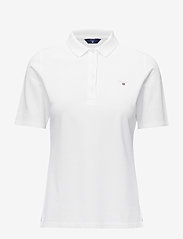 GANT - ORIGINAL LSS PIQUE - polo shirts - white - 0