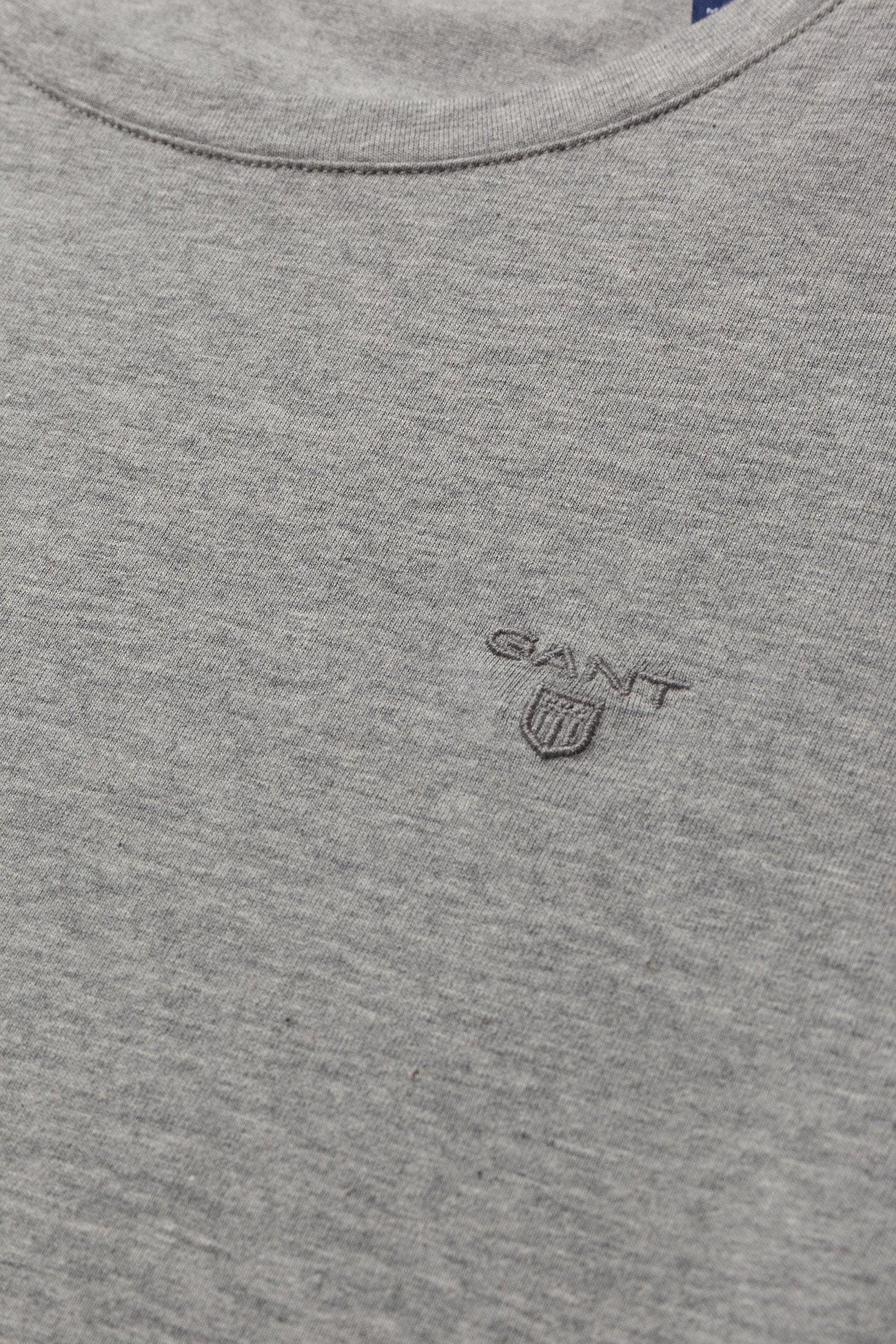 GANT - COTT/ELA C-NECK SS T-SHIRT - grey melange - 2