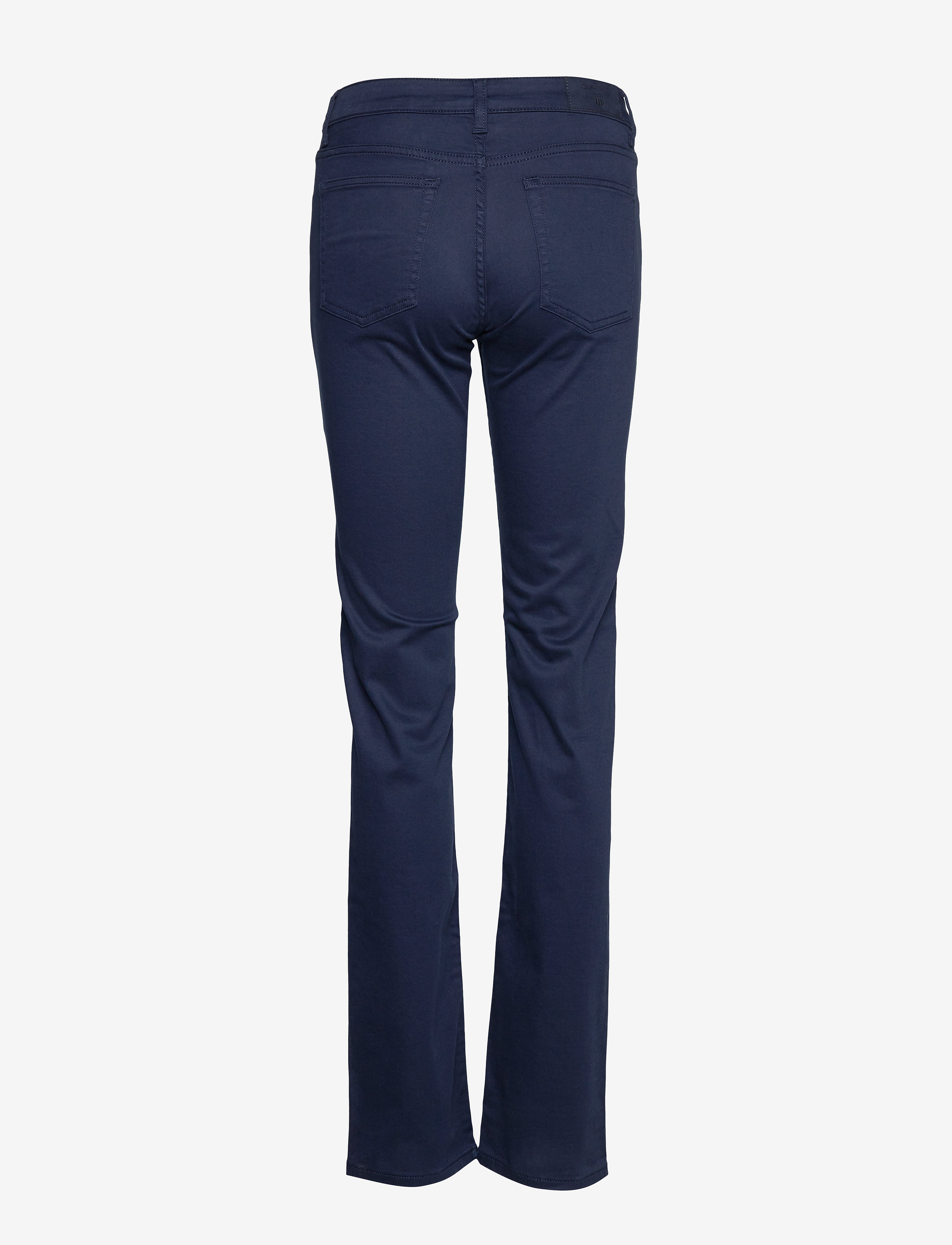 GANT - TAPERED SATIN JEAN - marine - 1