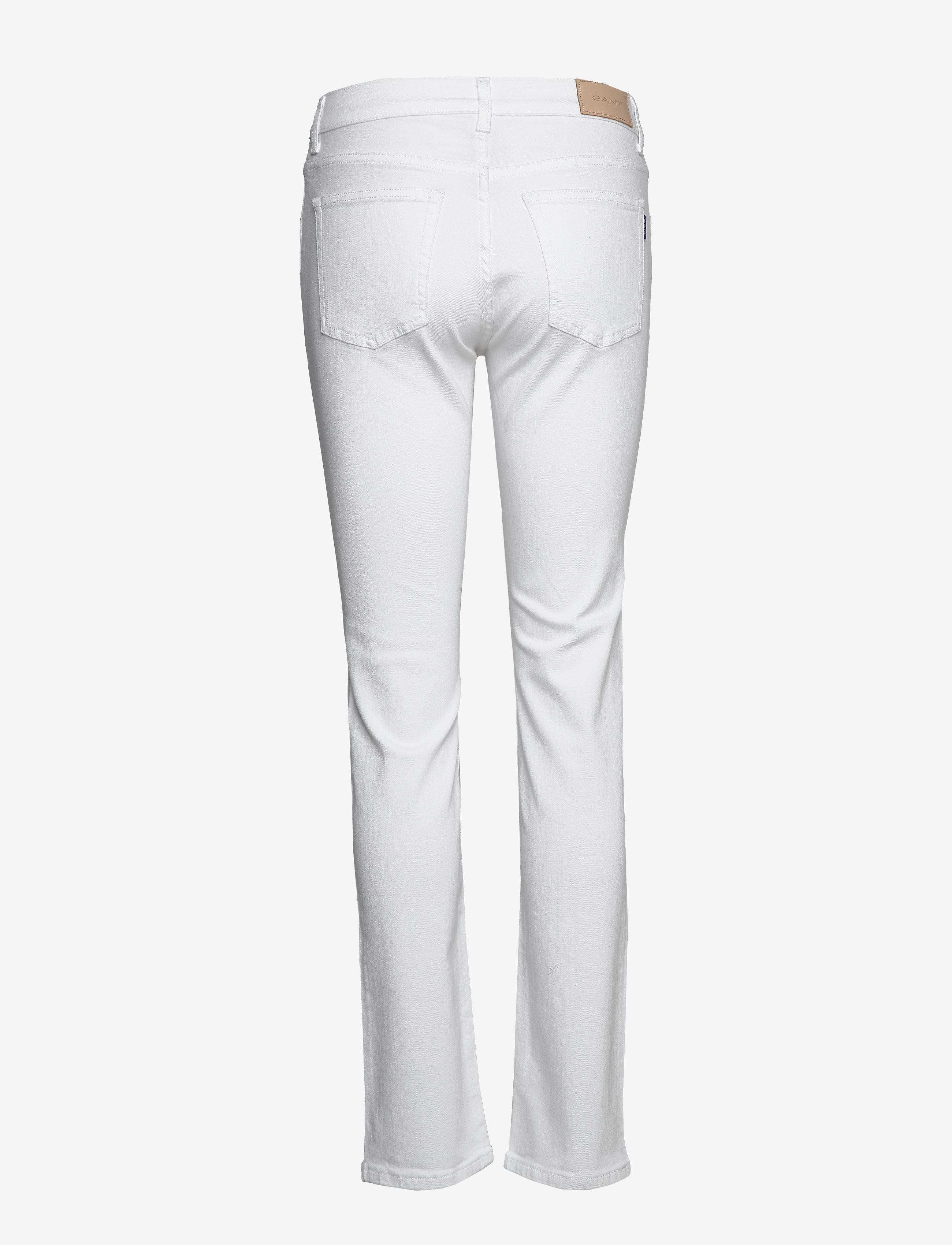 GANT - D1. SLIM WHITE DENIM JEANS - white - 1