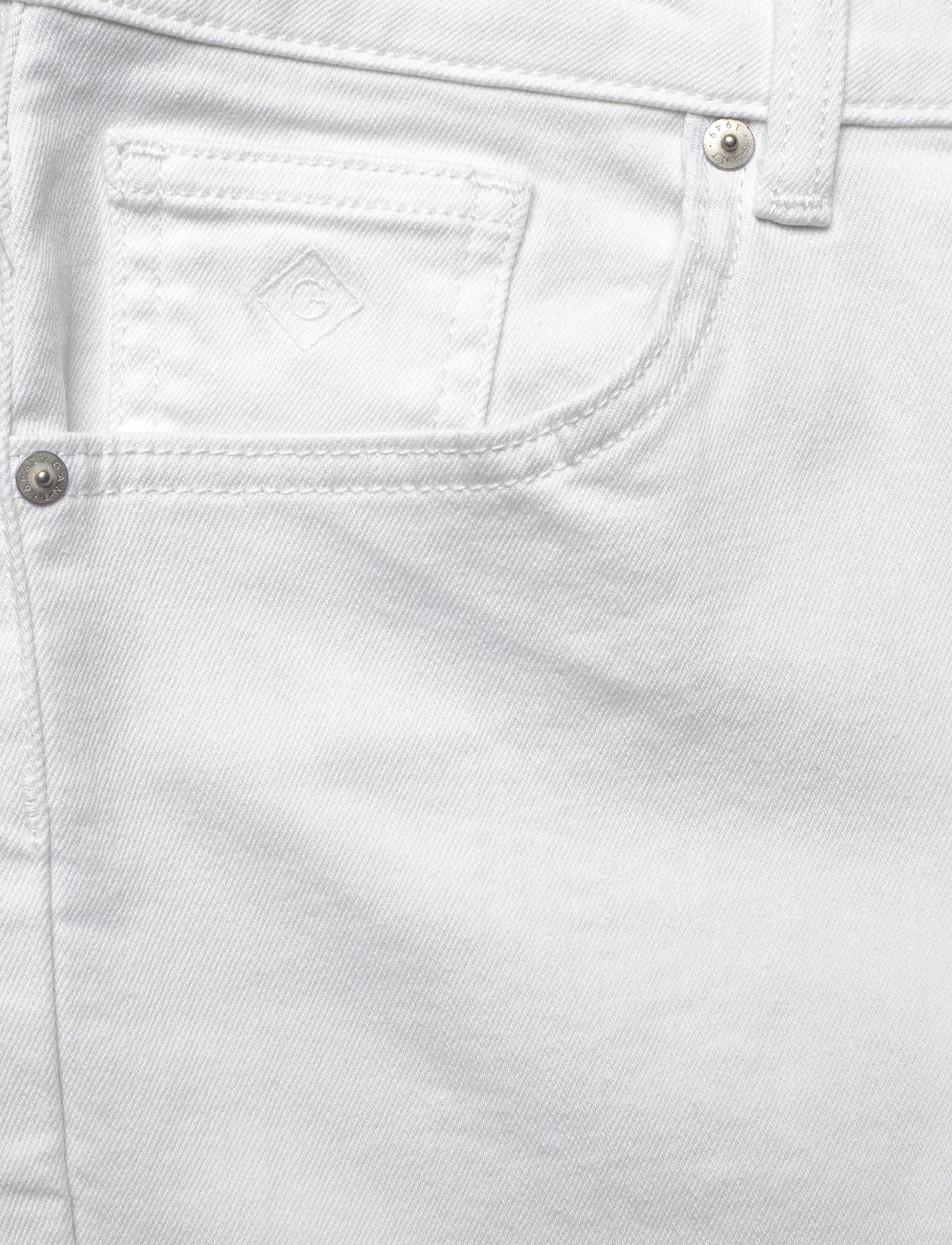 GANT - D1. SLIM WHITE DENIM JEANS - white - 2
