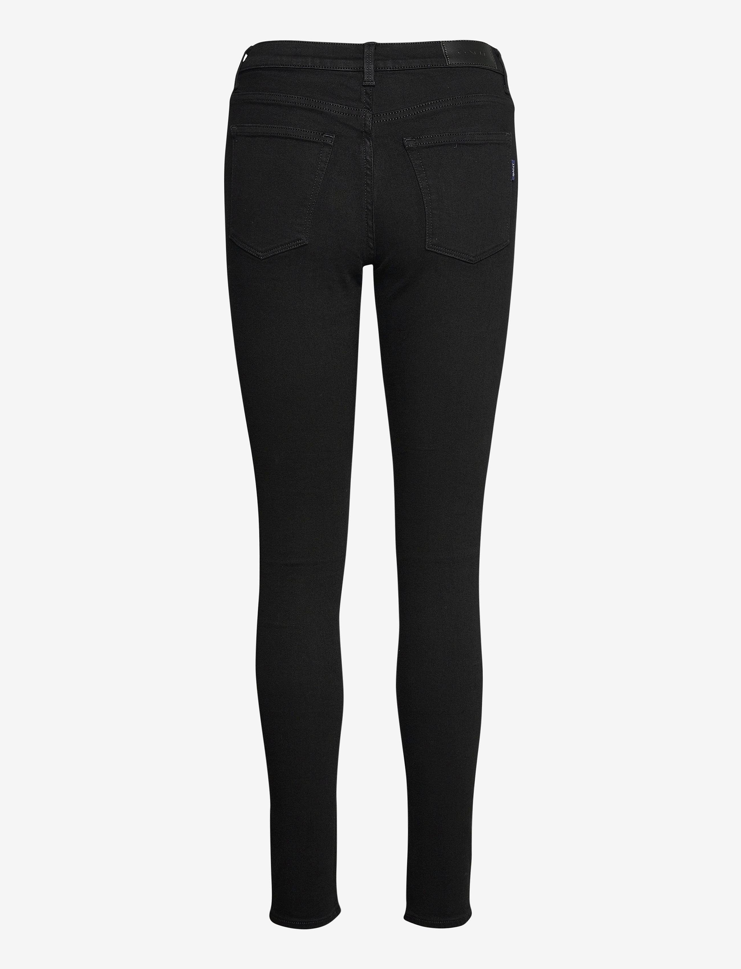 GANT - SKINNY SUPER STRETCH JEANS - black - 1