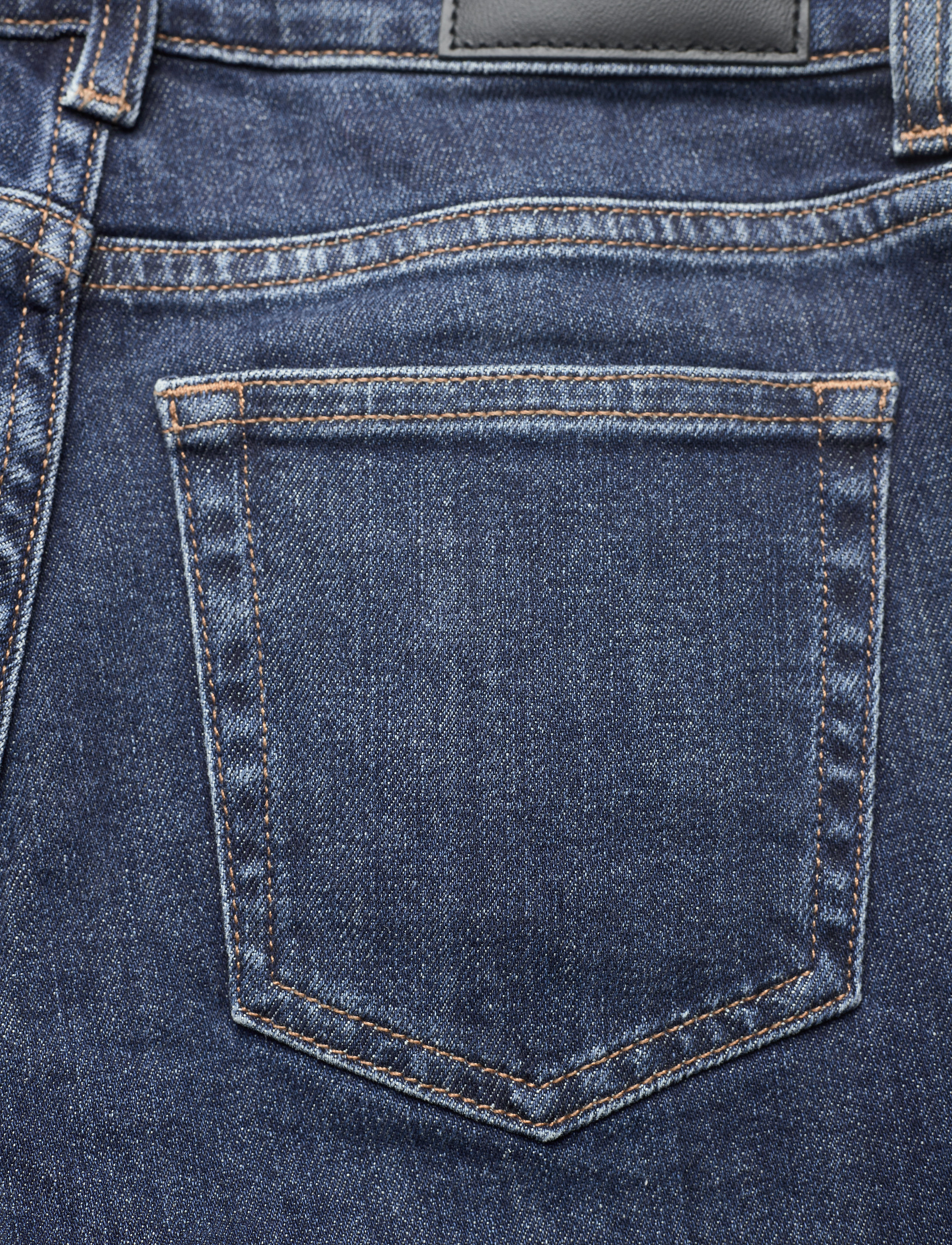 GANT - O1. SLIM BLUE DENIM JEANS - mid blue worn in - 4