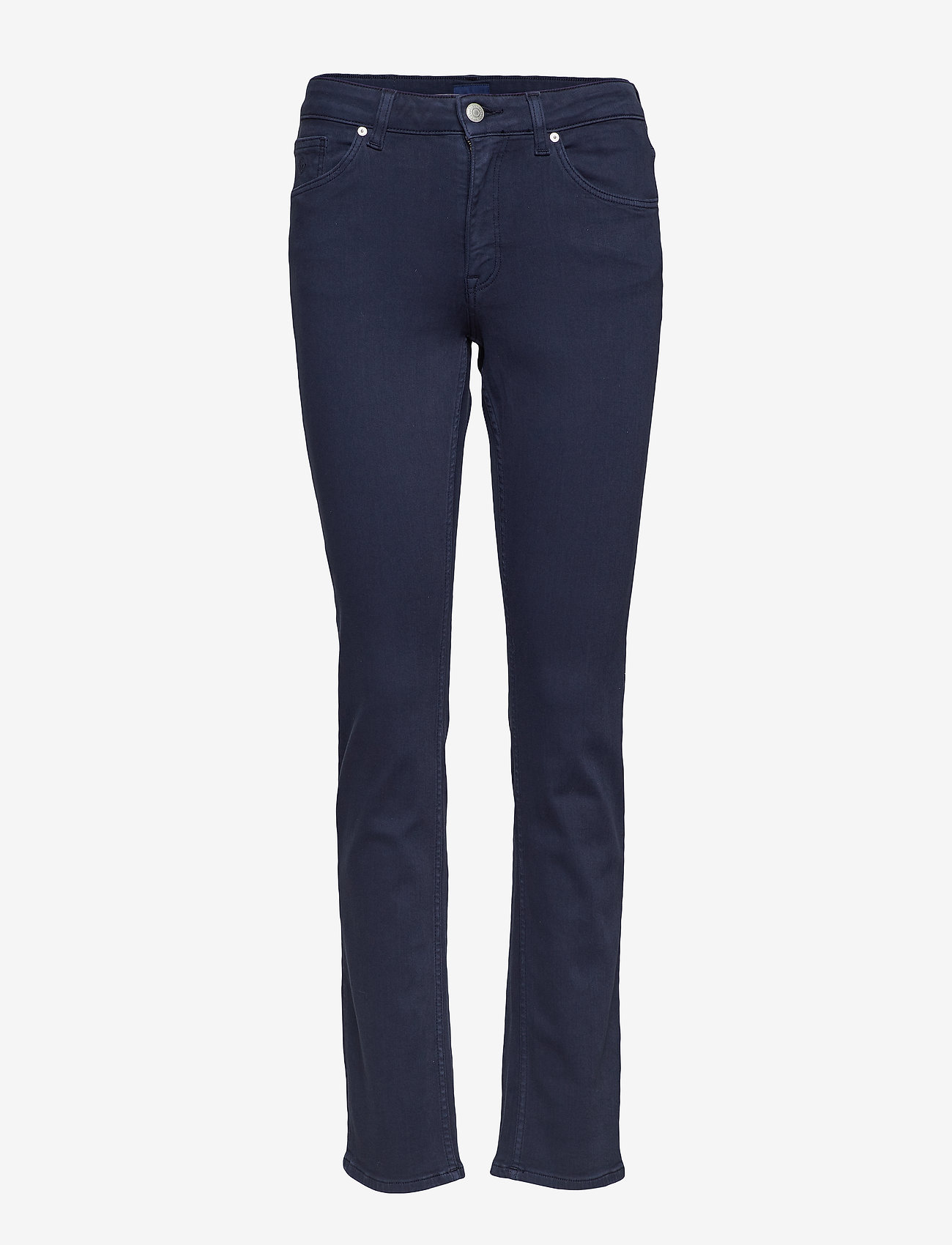 GANT - SLIM TWILL JEANS - marine - 0