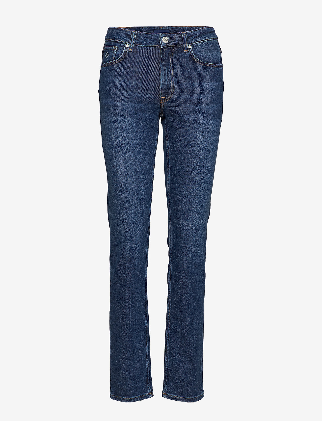 GANT - SLIM CLASSIC JEANS - mid blue worn in - 0