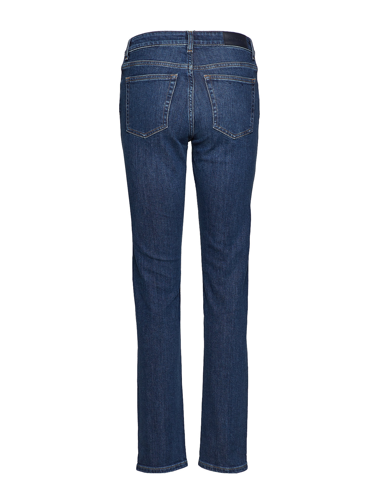GANT - SLIM CLASSIC JEANS - džinsa bikses ar tievām starām - mid blue worn in - 1