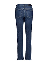 GANT - SLIM CLASSIC JEANS - džinsa bikses ar tievām starām - mid blue worn in - 1