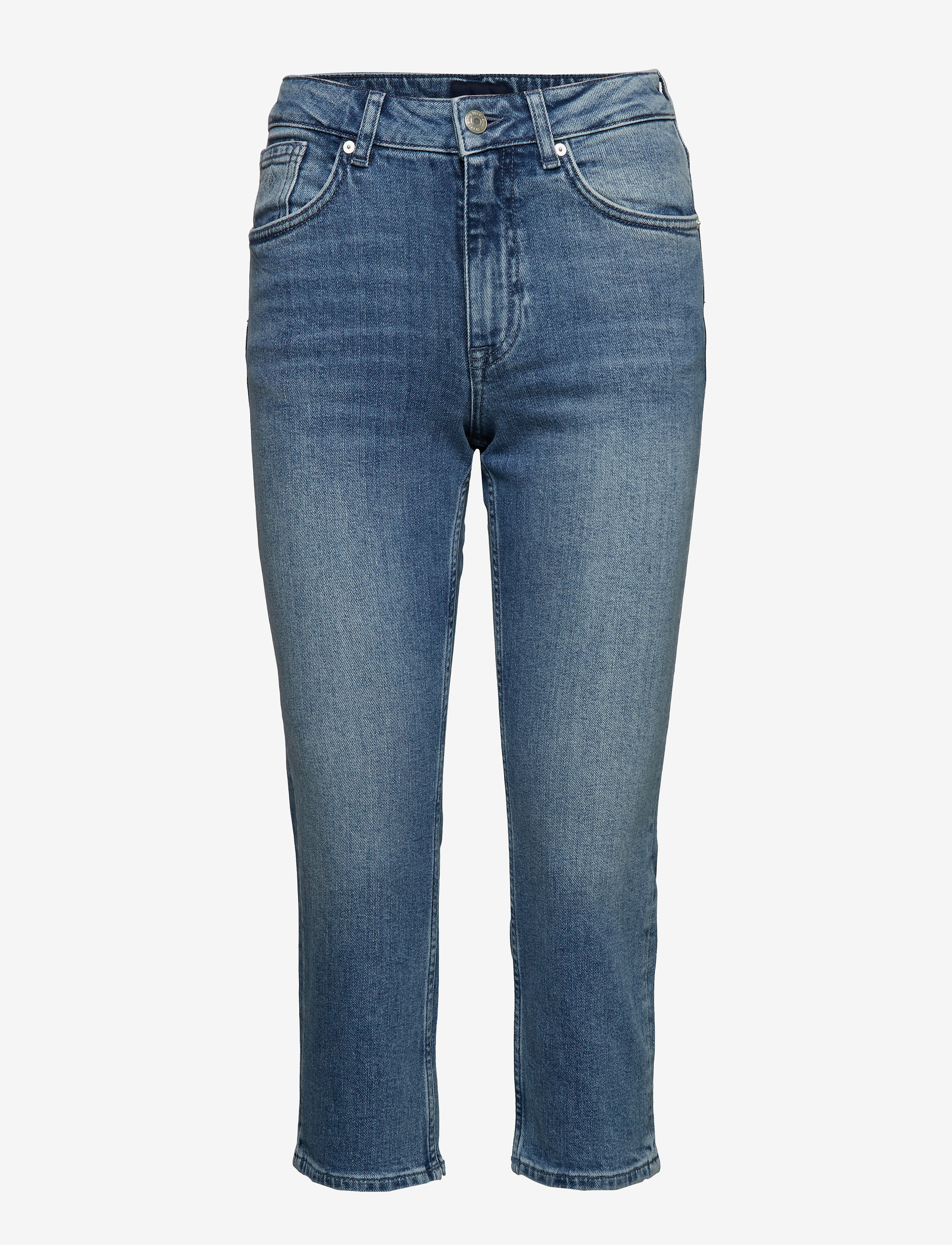 GANT - D1. SLIM BLUE CAPRI DENIM - light blue worn in - 0