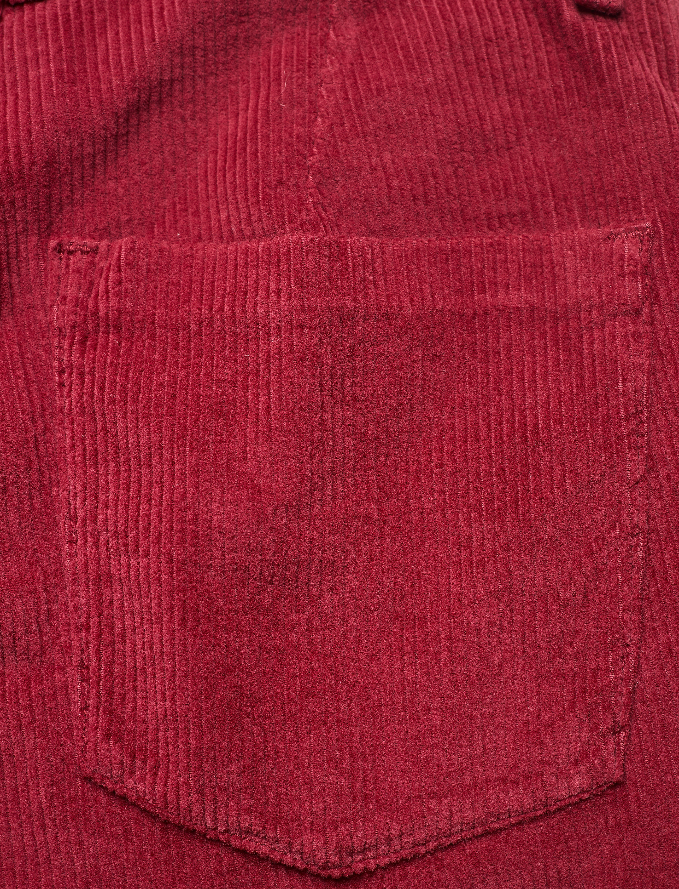 GANT - O1. CULOTTES WIDE CORD JEANS - mahogny red - 4