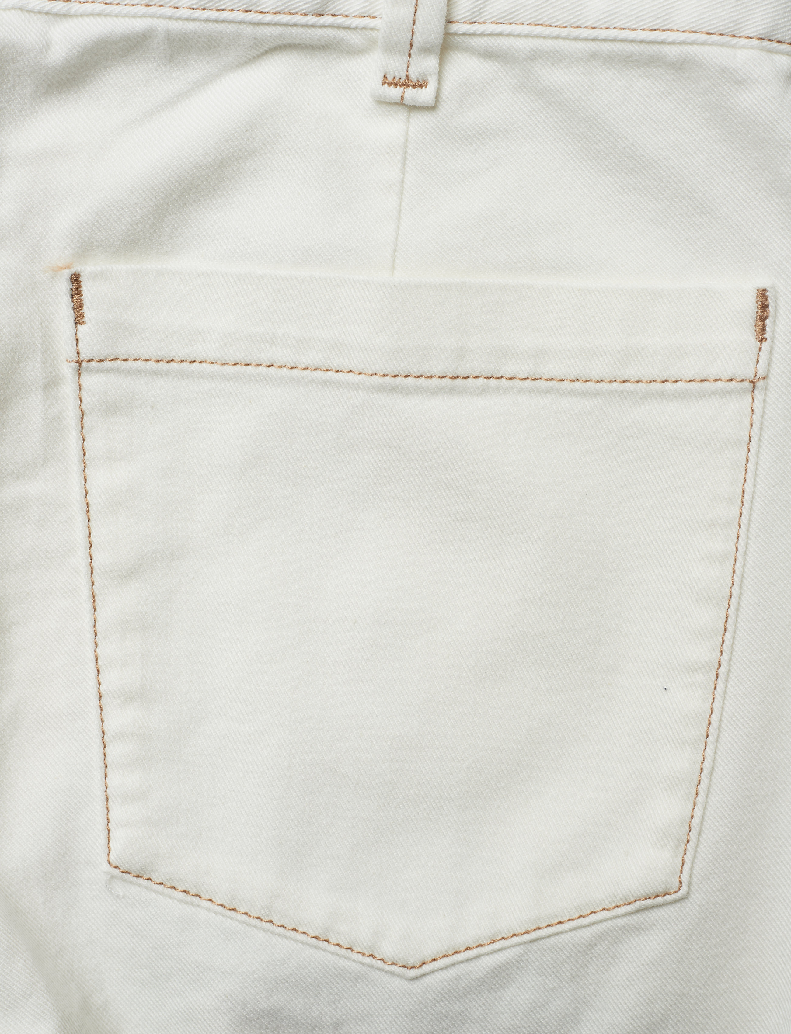 GANT - D1. ECRU CROPPED SLIM SLOUCH JEANS - eggshell - 4