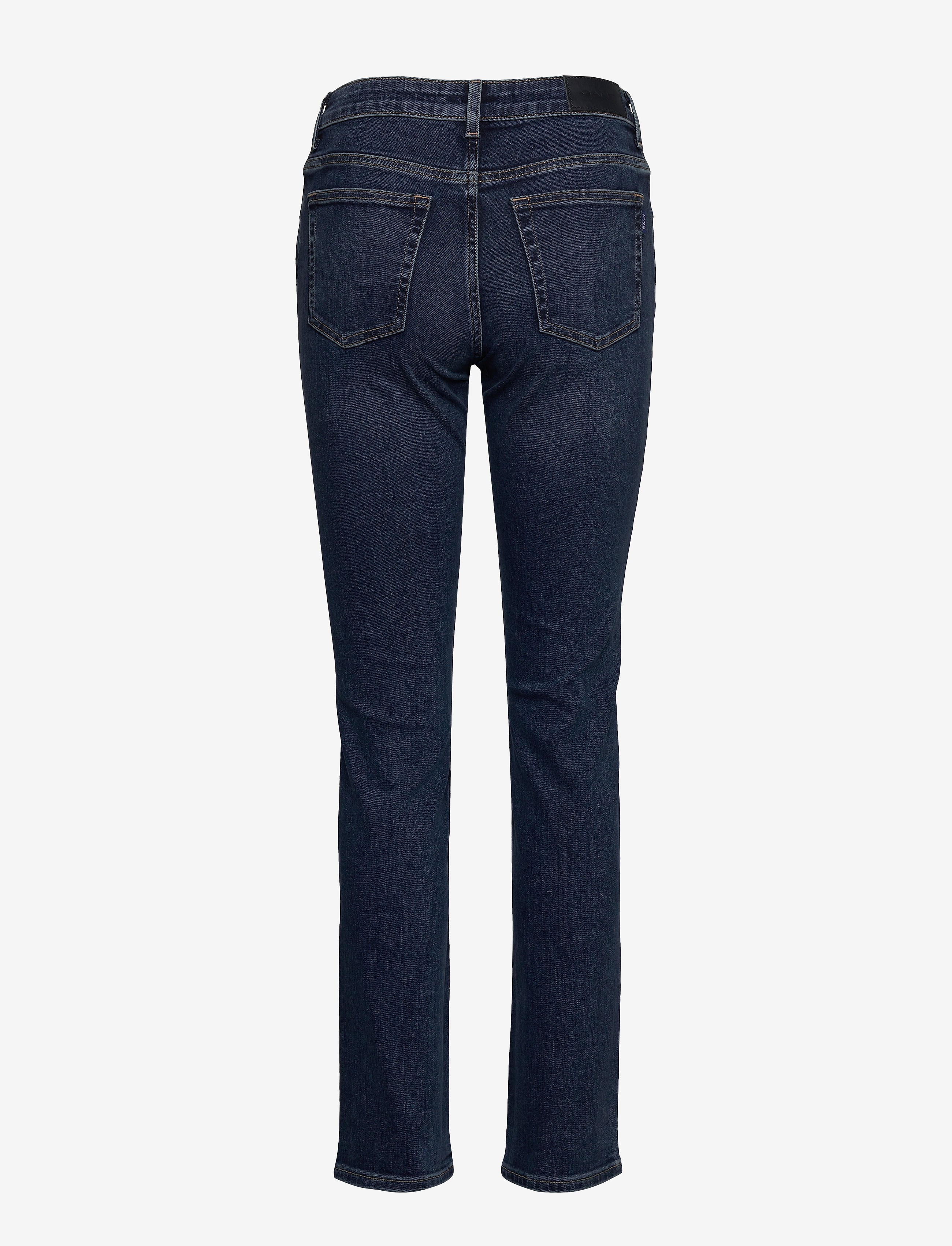 GANT - SLIM SUPER STRETCH JEANS - dark blue worn in - 1