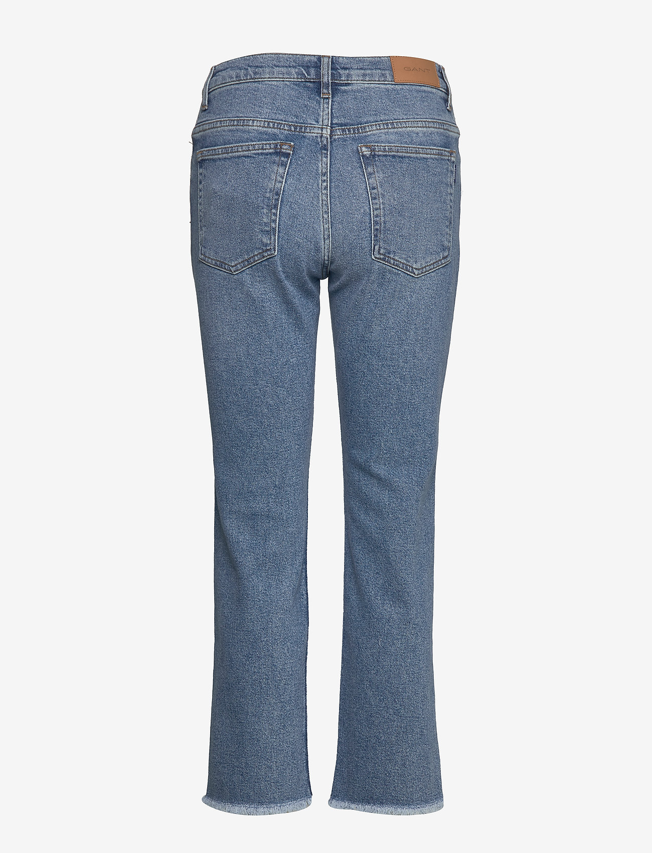GANT - D1. CROPPED AUTHENTIC JEANS - light blue broken in - 1