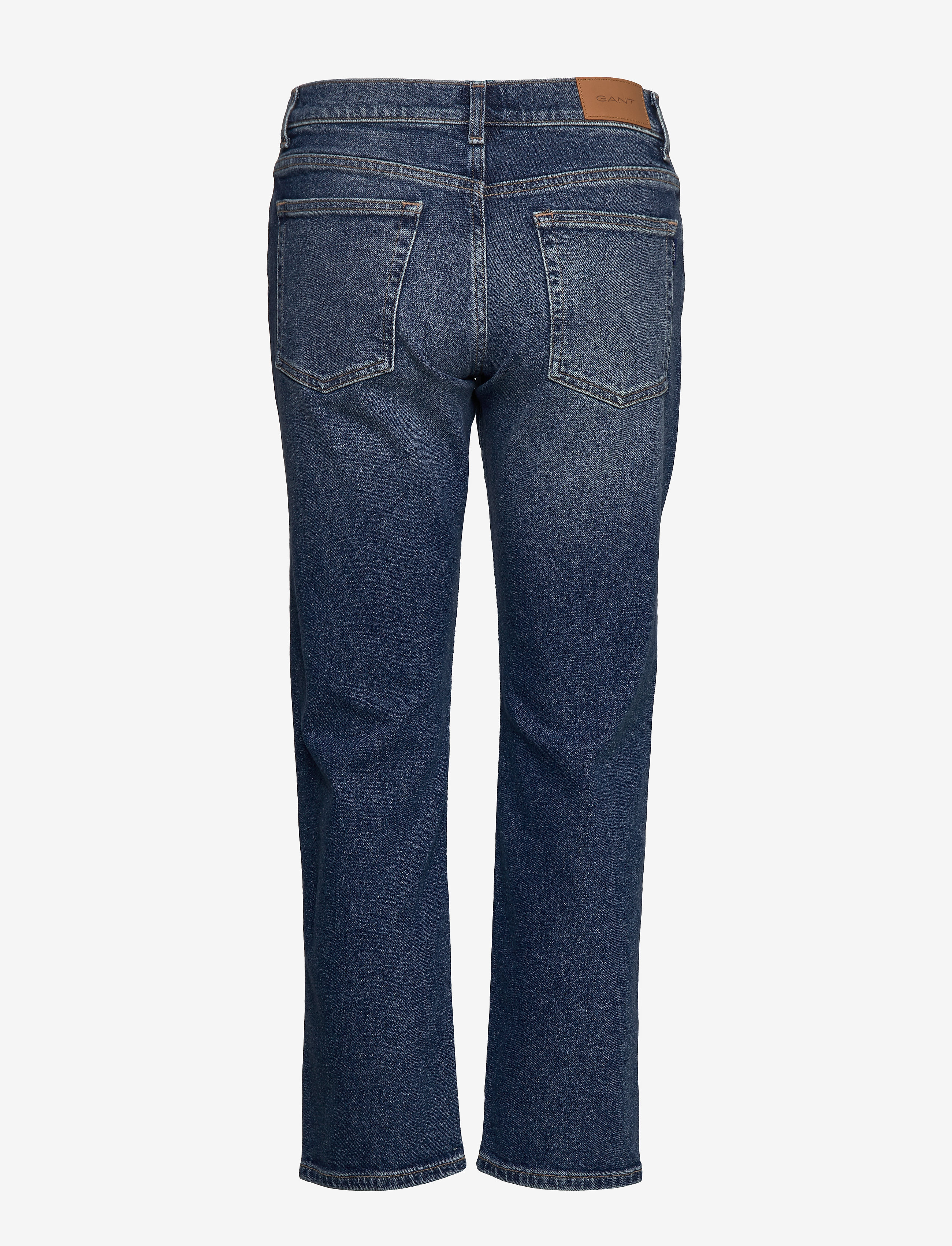 GANT - D1. CROPPED BOYFRIEND JEANS - semi light blue broken in - 1